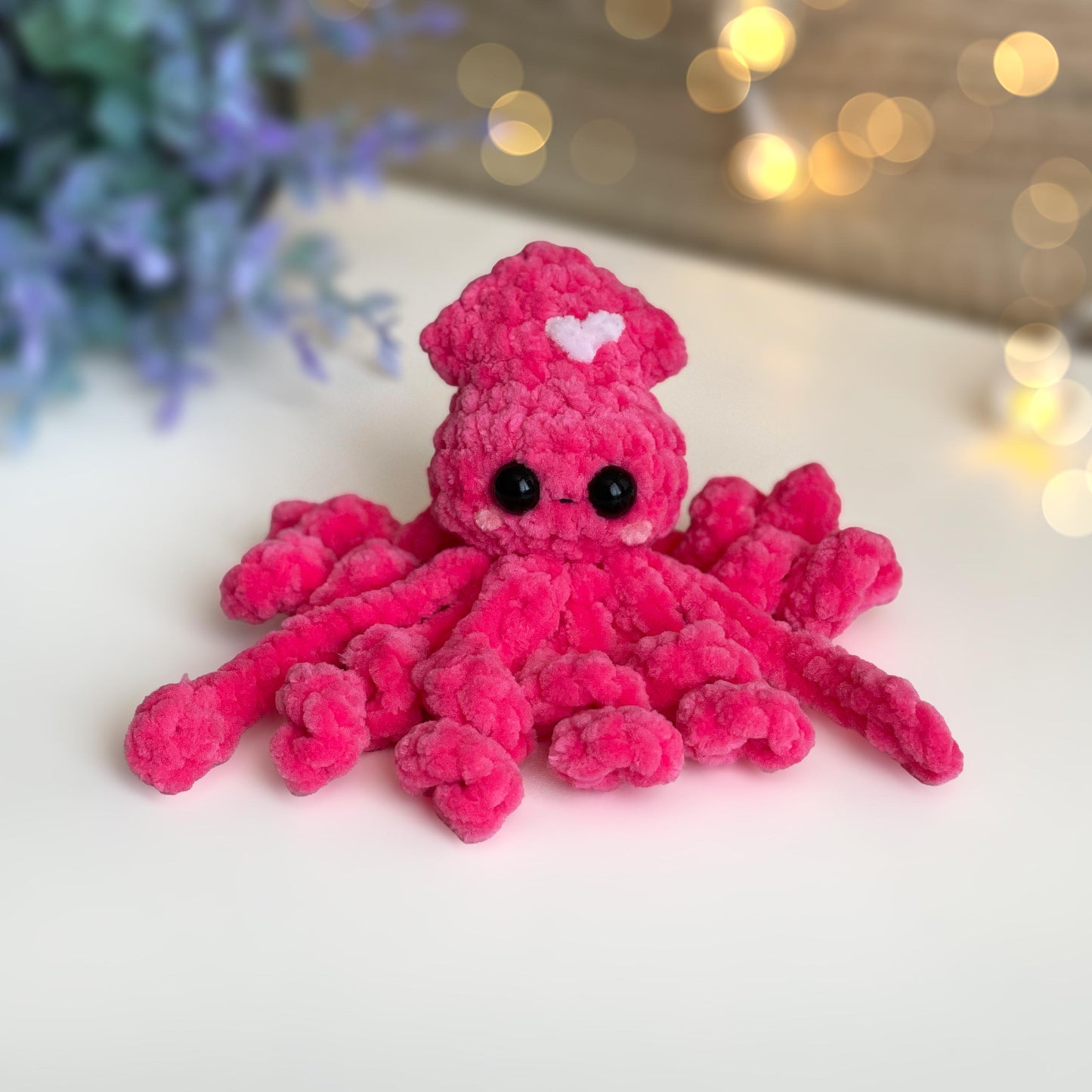 Squid Crochet Pattern - No Sew