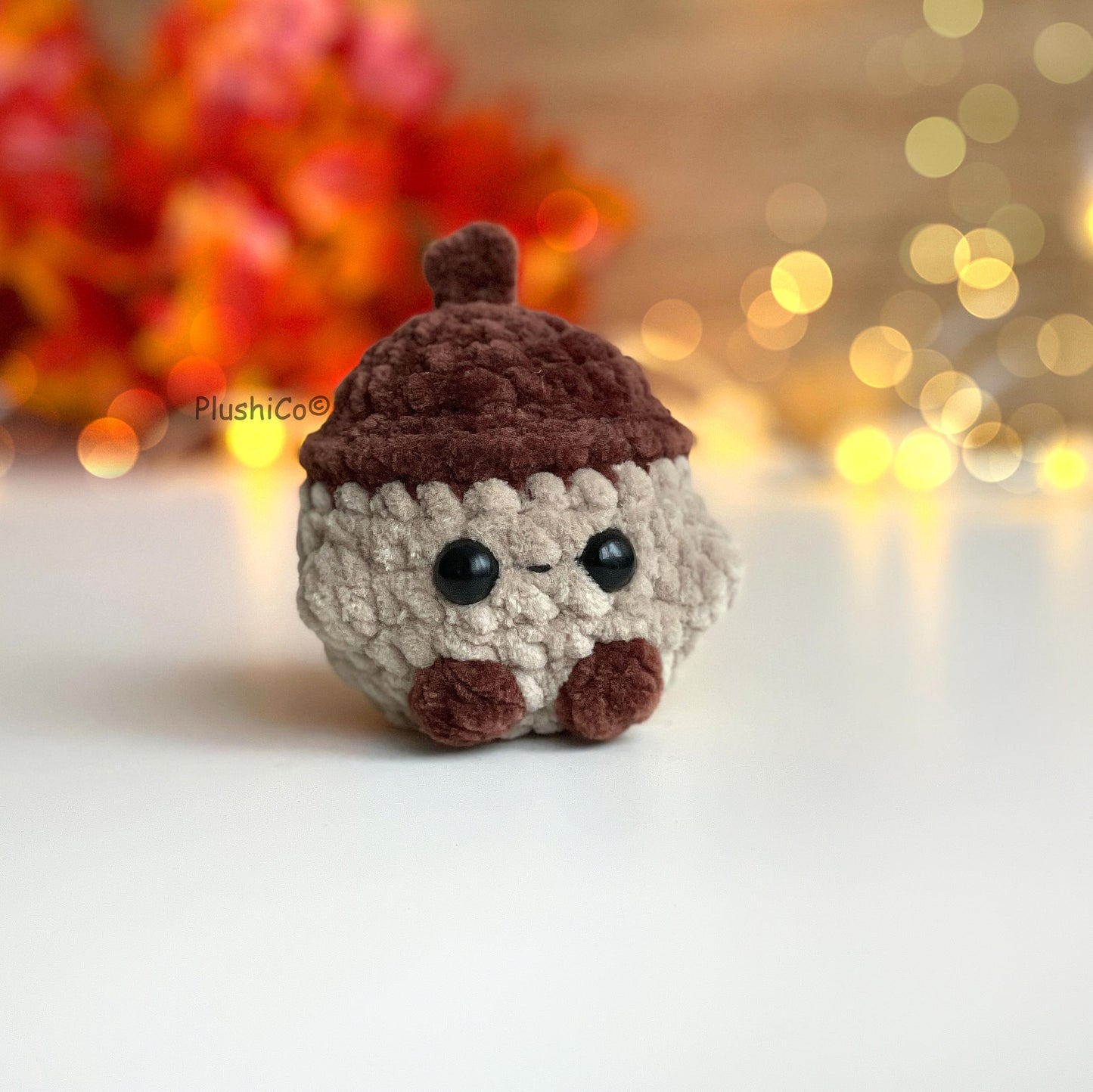 Acorn Crochet PATTERN - No Sew