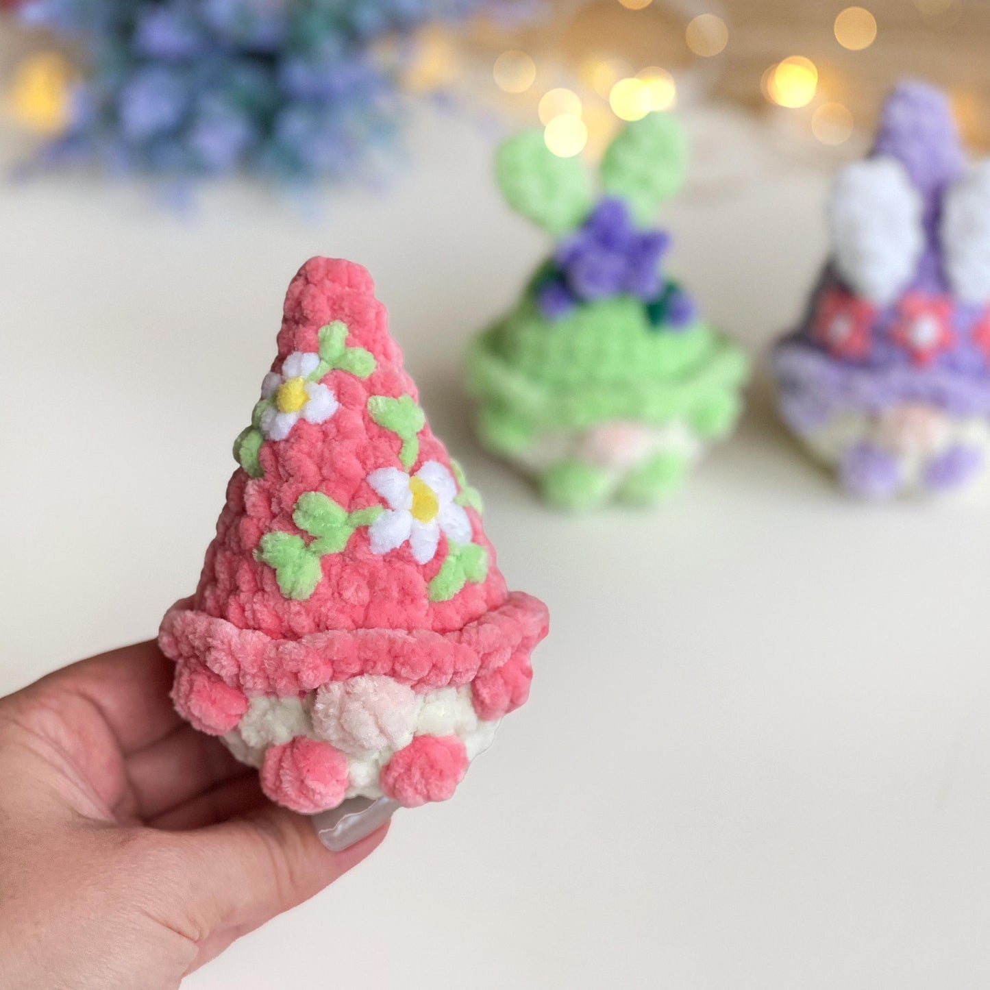 Gnome Crochet Pattern 3-in-1 - Low Sew