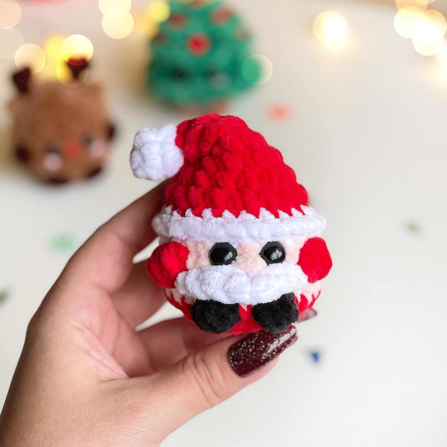 Crochet Christmas Patterns 3-in-1, Low/No Sew
