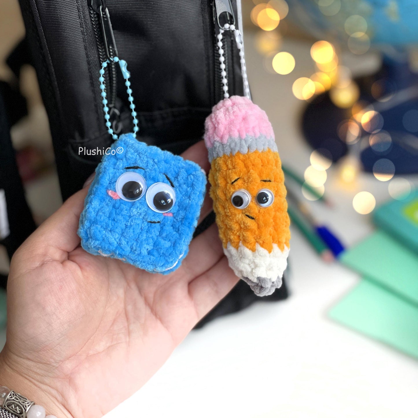 Graduation/Back to School Crochet Pattern 3-in-1, Low/No Sew