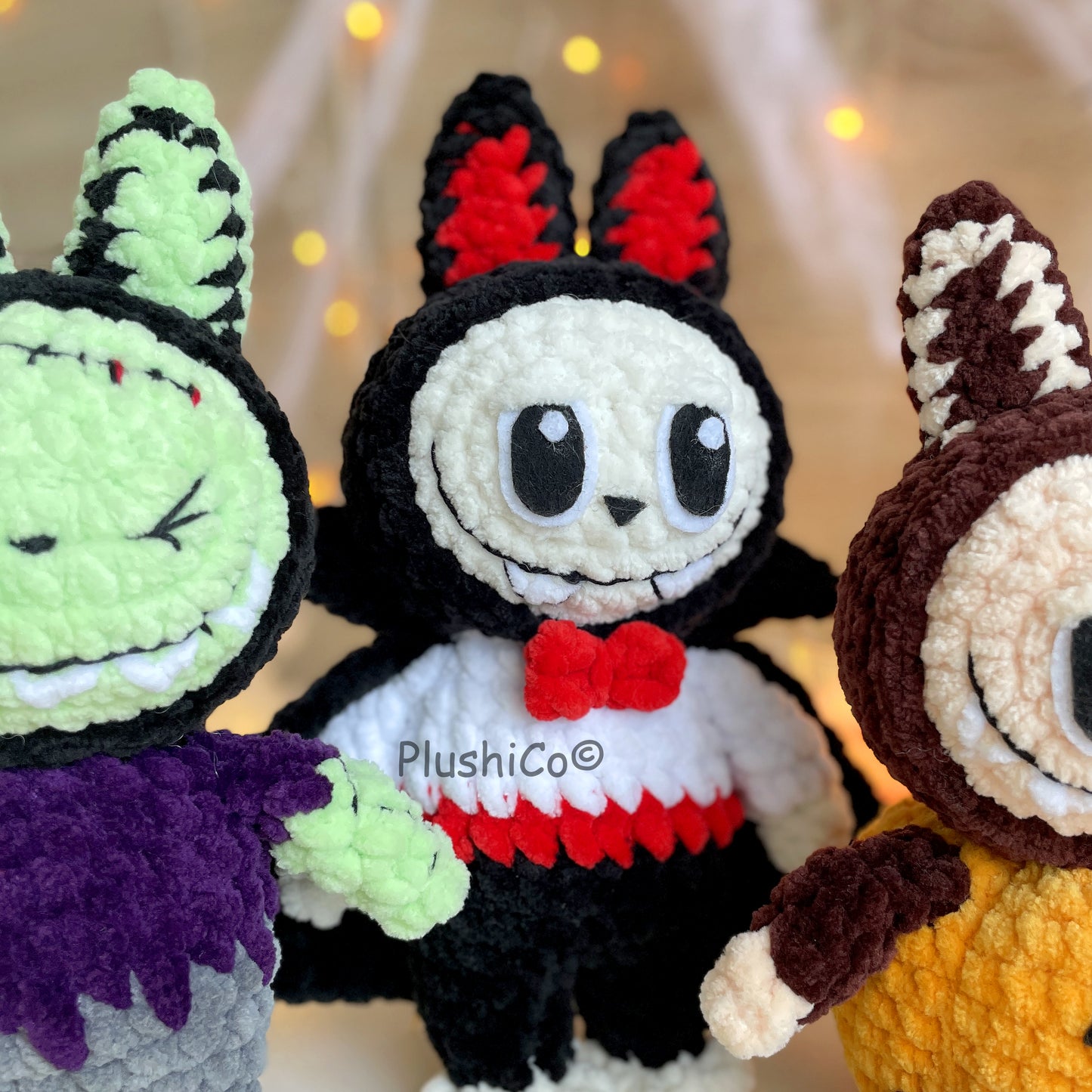 Häkelanleitung Lächelnder Hase (Labubu Fan Art)