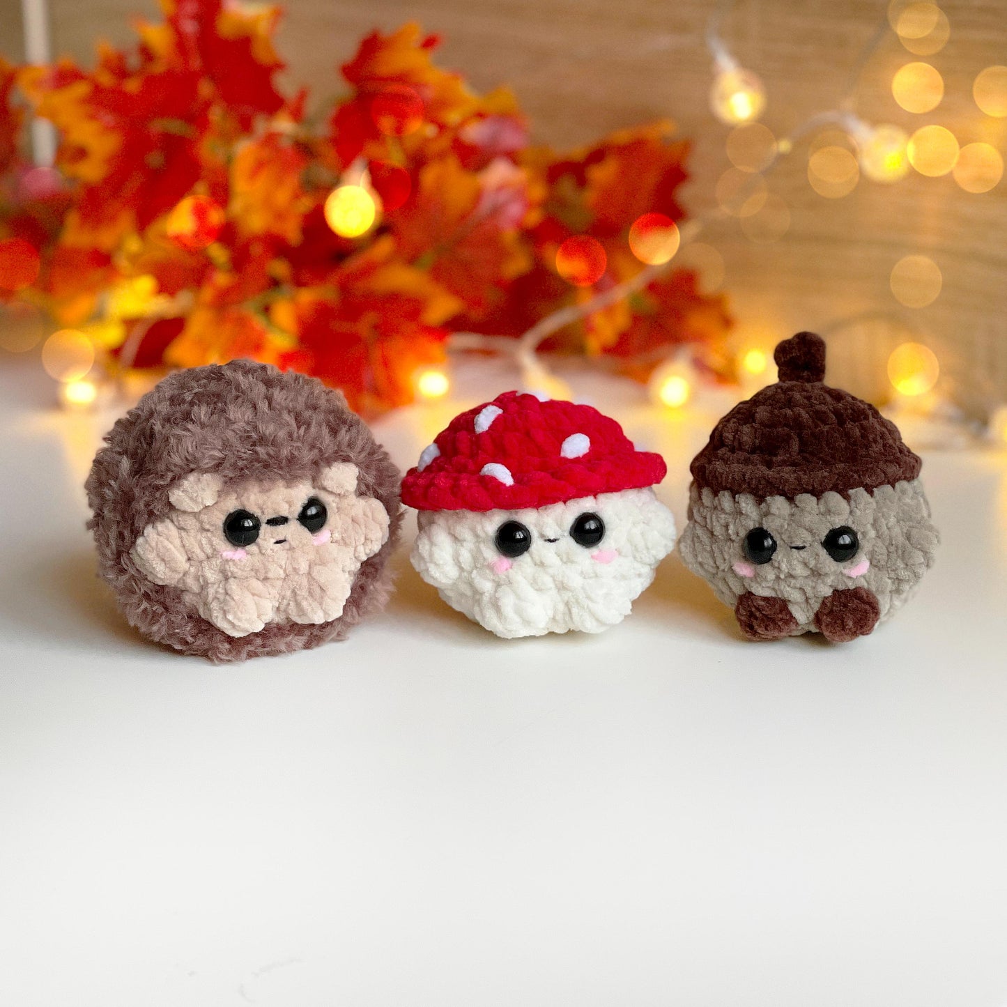 Fall Crochet PATTERN 3-in-1, No Sew