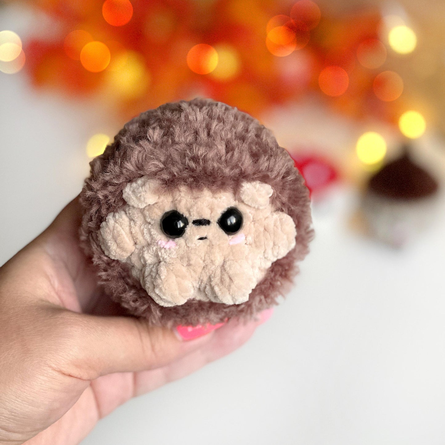 Hedgehog Crochet PATTERN - No Sew