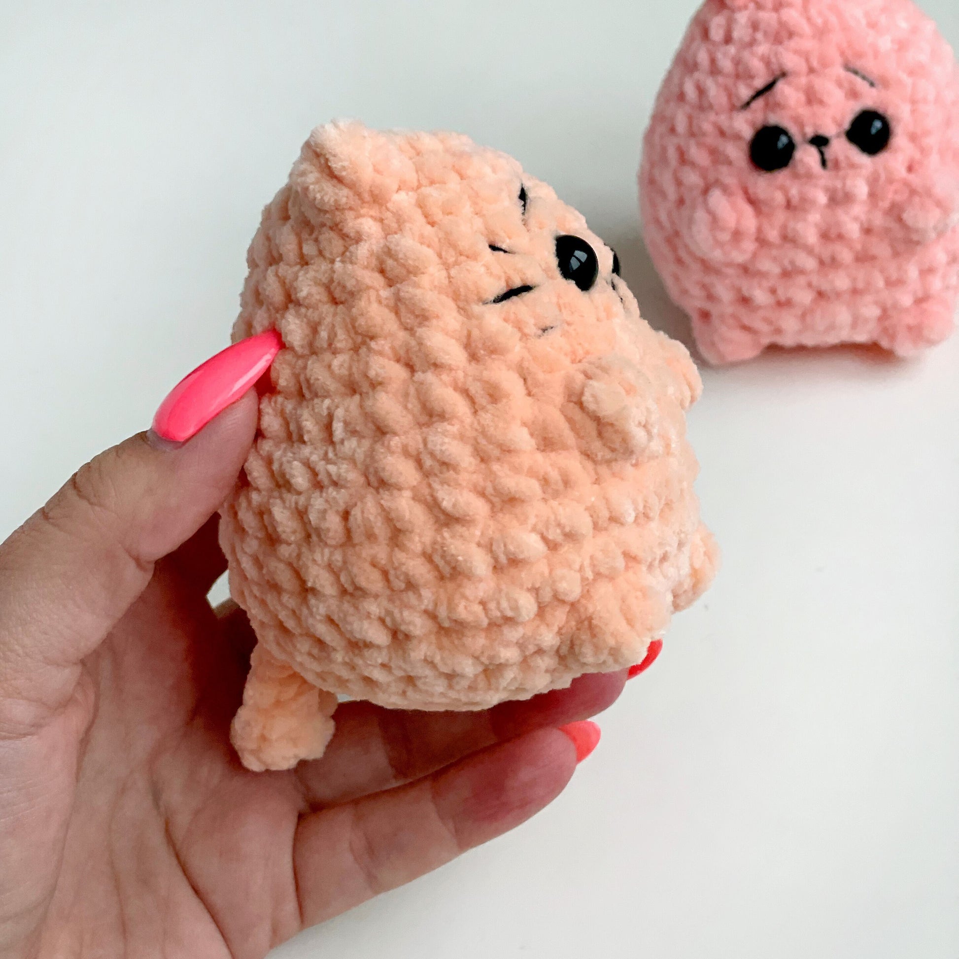 Bunny & Cat CROCHET PATTERN Bundle, No Sew Tiny Amigurumi Kitty Rabbit plushies, Cute Animals, Easy PDF Beginner Tutorial, Easter Baby Toys