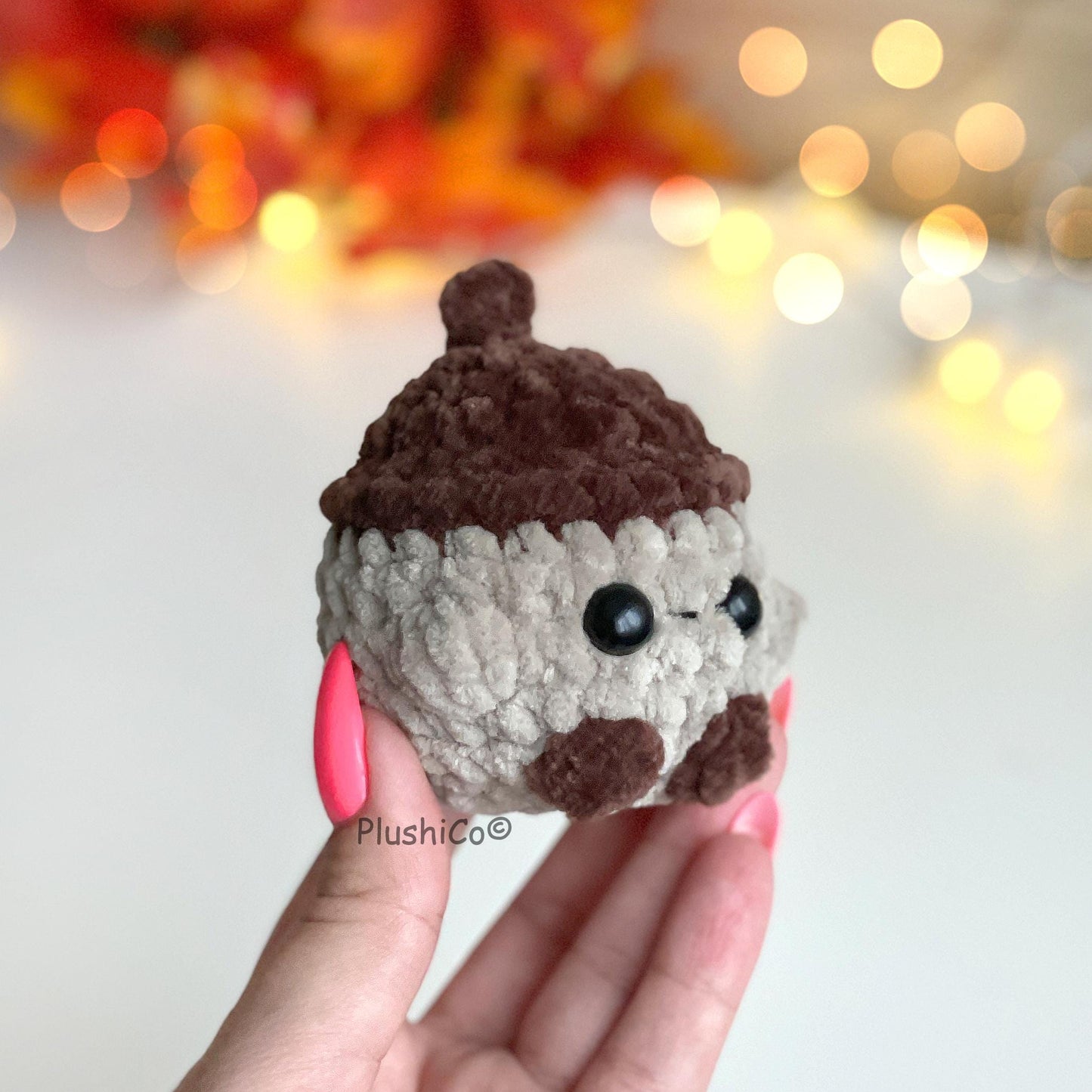 Acorn Crochet PATTERN - No Sew