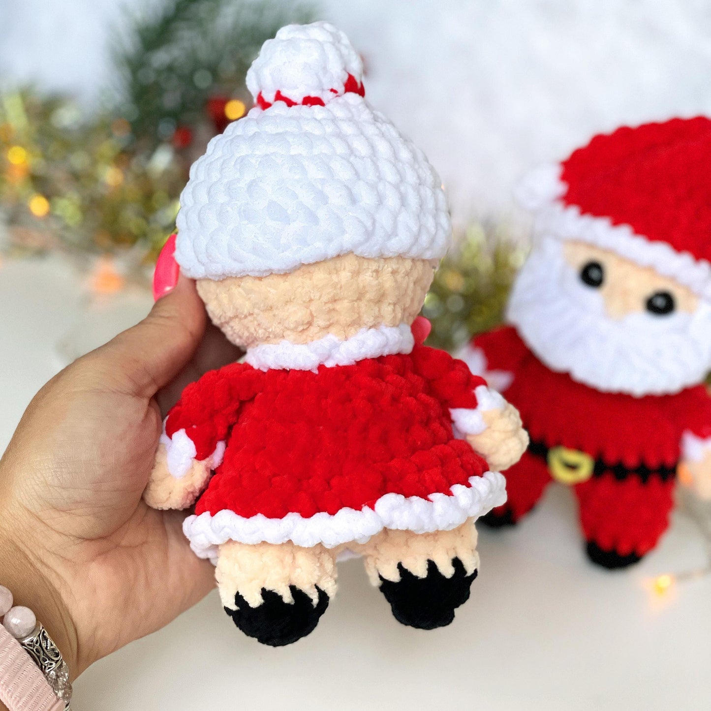 Santa & Mrs. Claus Crochet PATTERNS - Low Sew