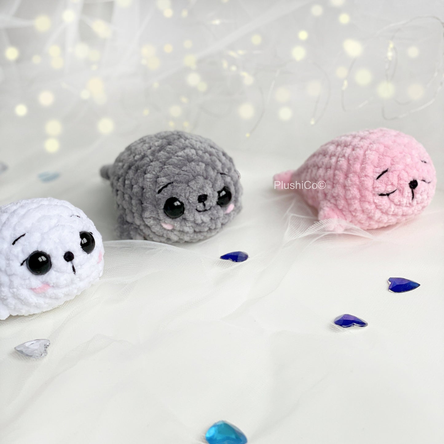 Baby Seal Crochet Pattern - NO SEW