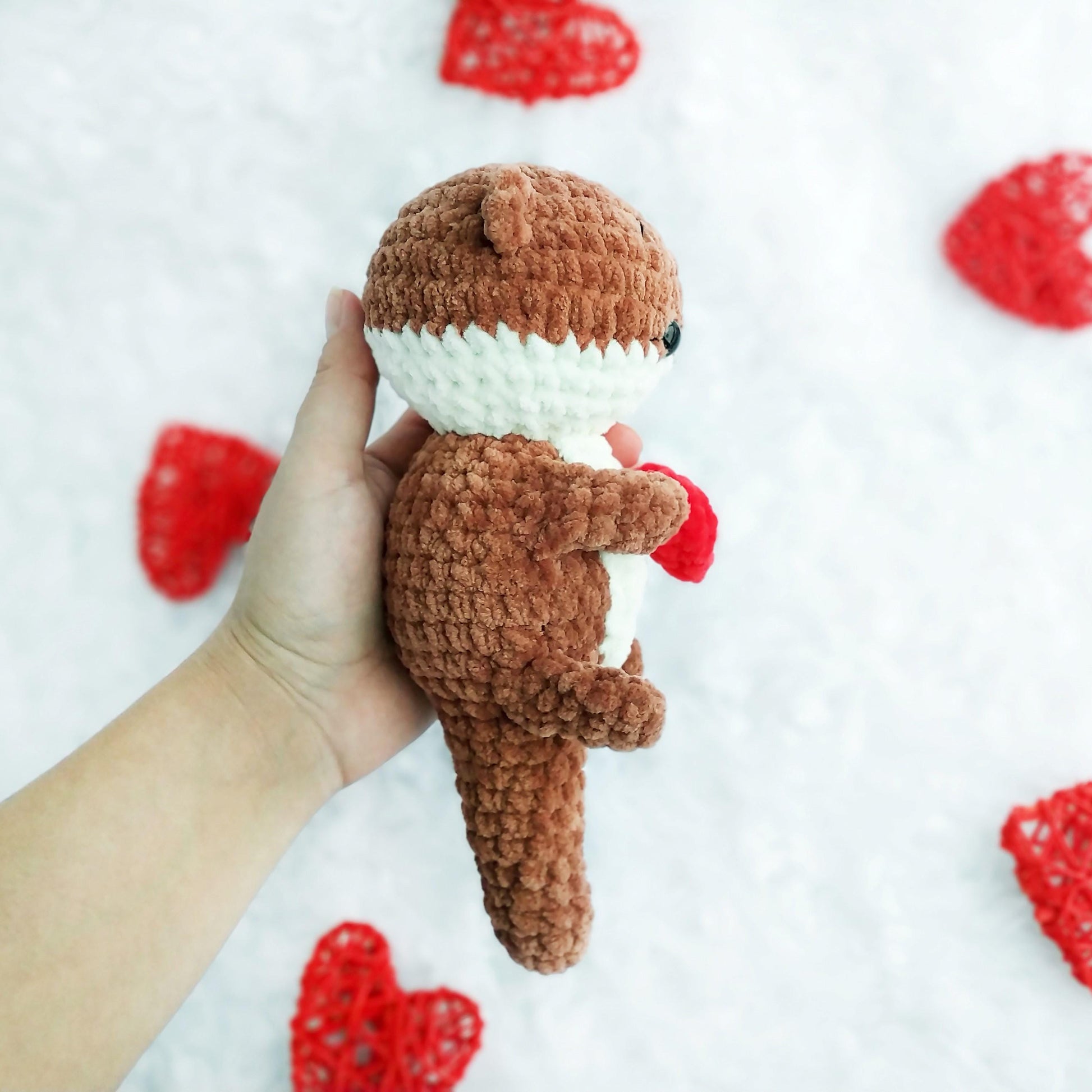 Otter CROCHET PATTERN, Mothers Day Amigurumi Plushie, Kawaii River Sea Creature, Easy Beginner PDF, Otter lover Gift, Stuffed Animal Toy