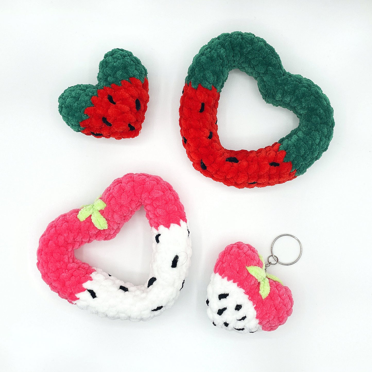 Matching Hearts CROCHET PATTERN - Low Sew
