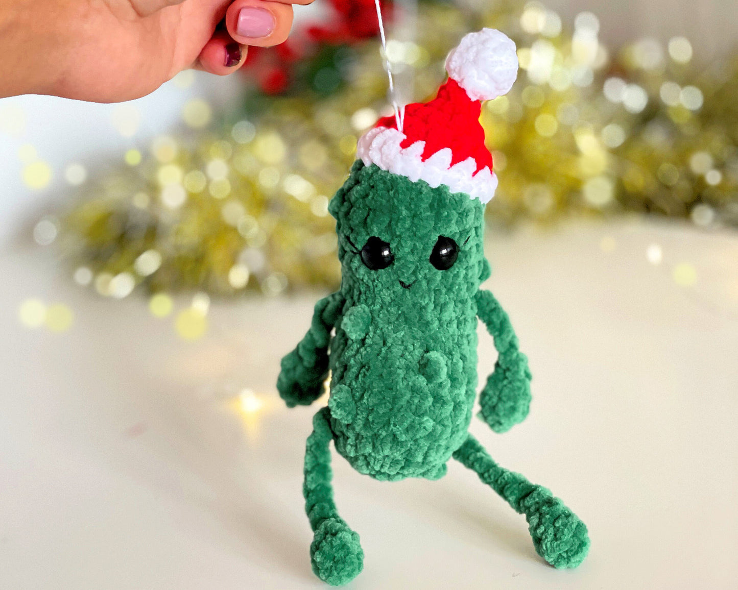 Christmas Pickle CROCHET PATTERN - Low Sew
