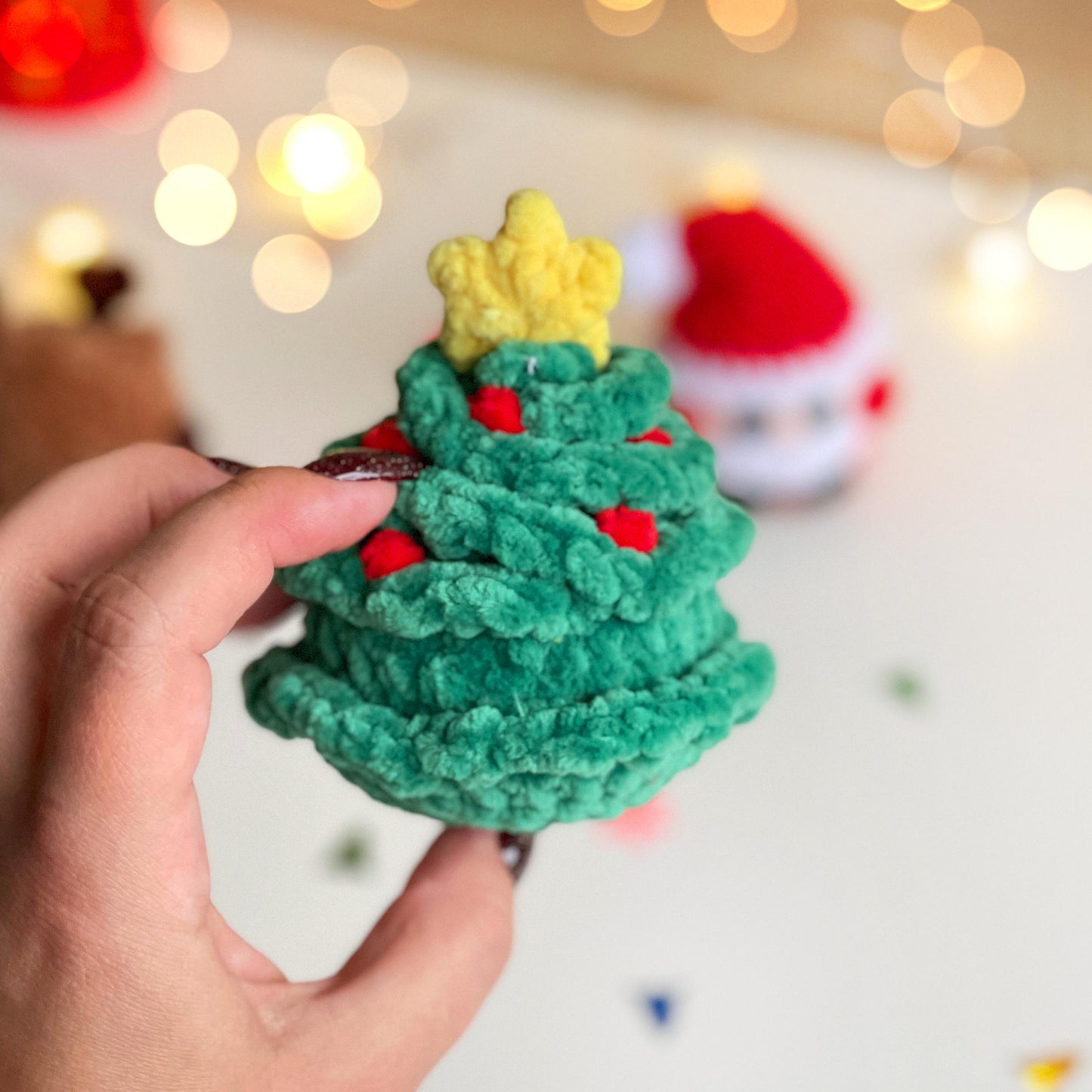 Crochet Christmas Patterns 3-in-1, Low/No Sew