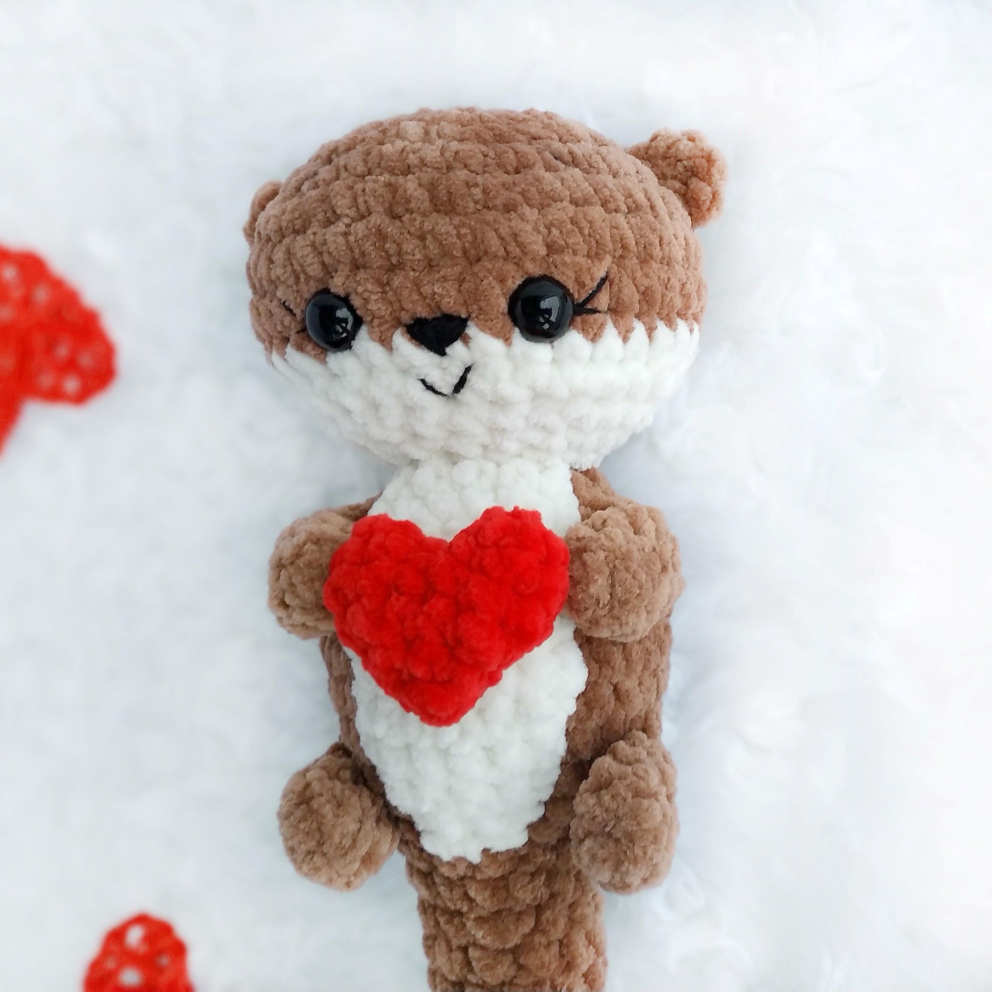 Otter CROCHET PATTERN, Mothers Day Amigurumi Plushie, Kawaii River Sea Creature, Easy Beginner PDF, Otter lover Gift, Stuffed Animal Toy