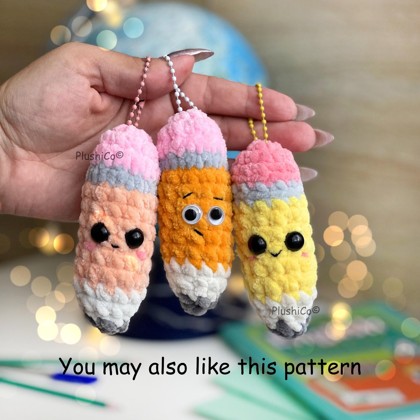 Notebook Keychain Crochet Pattern - Low Sew