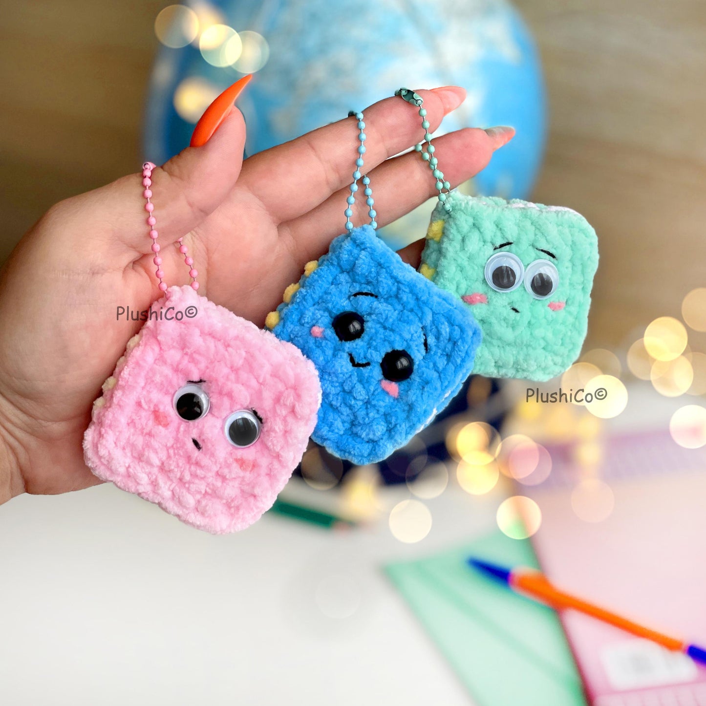 Graduation/Back to School Crochet Pattern 3-in-1, Low/No Sew