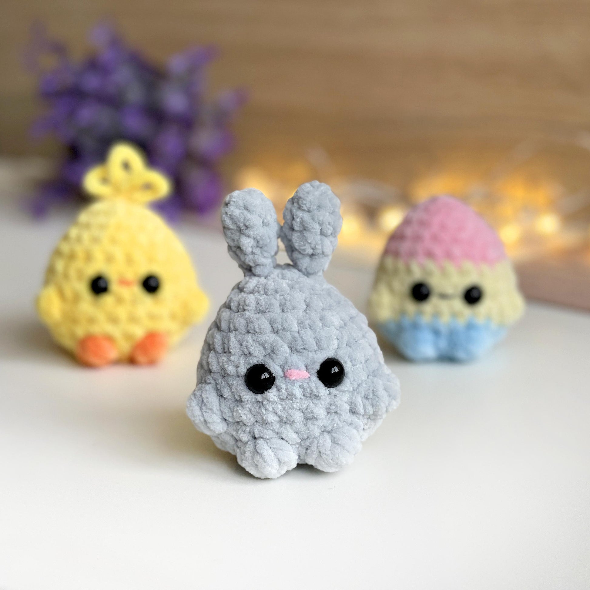 Easter Crochet PATTERN Bundle: Bunny, Chick, Reusable Easter Eggs, Spring Tiny Amigurumi Plushies, Pocket Buddies, Easter Basket Baby Gifts