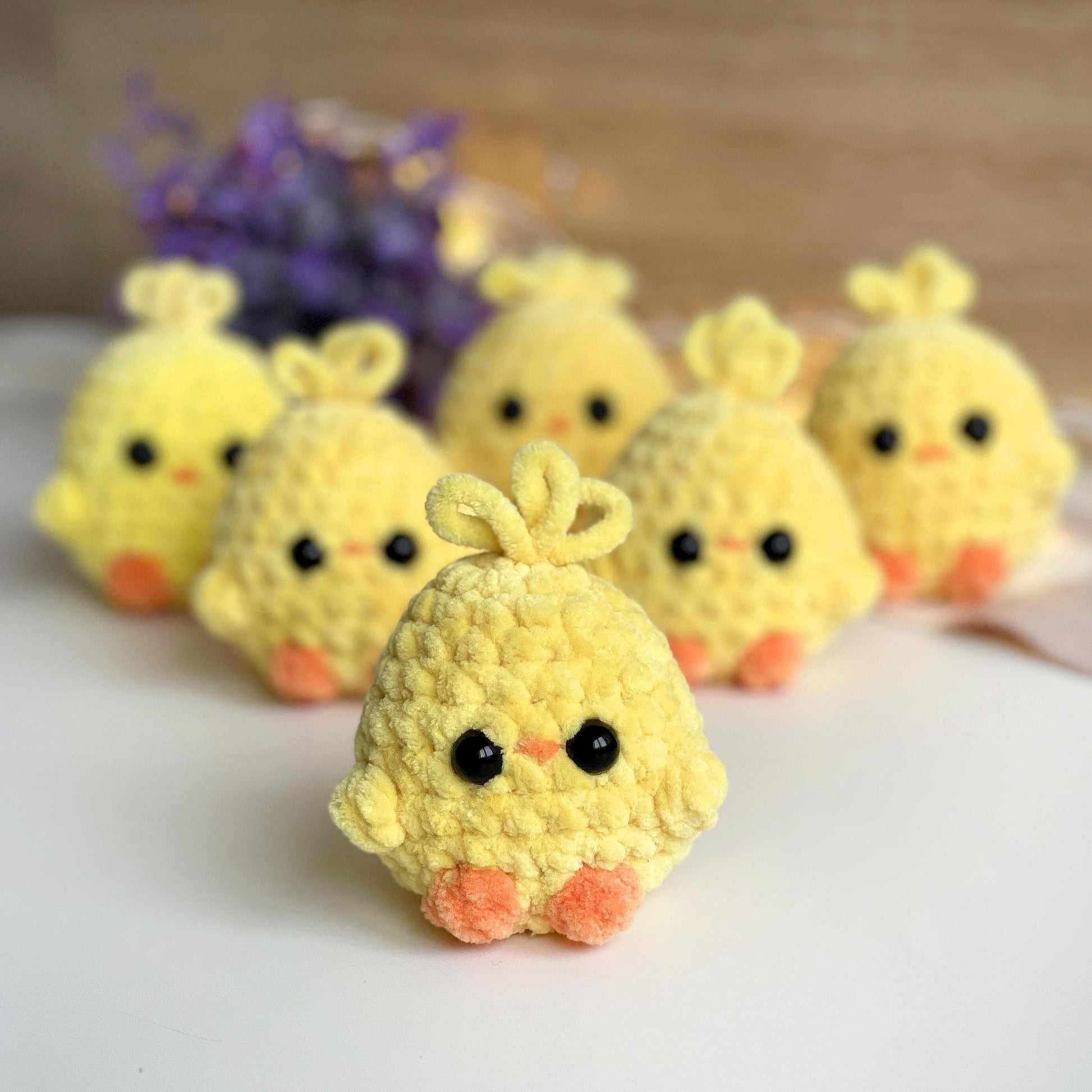 Easter Chick Crochet PATTERN, No Sew Amigurumi Tiny Chick, Easy pdf Tutorial for Beginners, Baby Gift Plushie, Handmade Little Spring Bird
