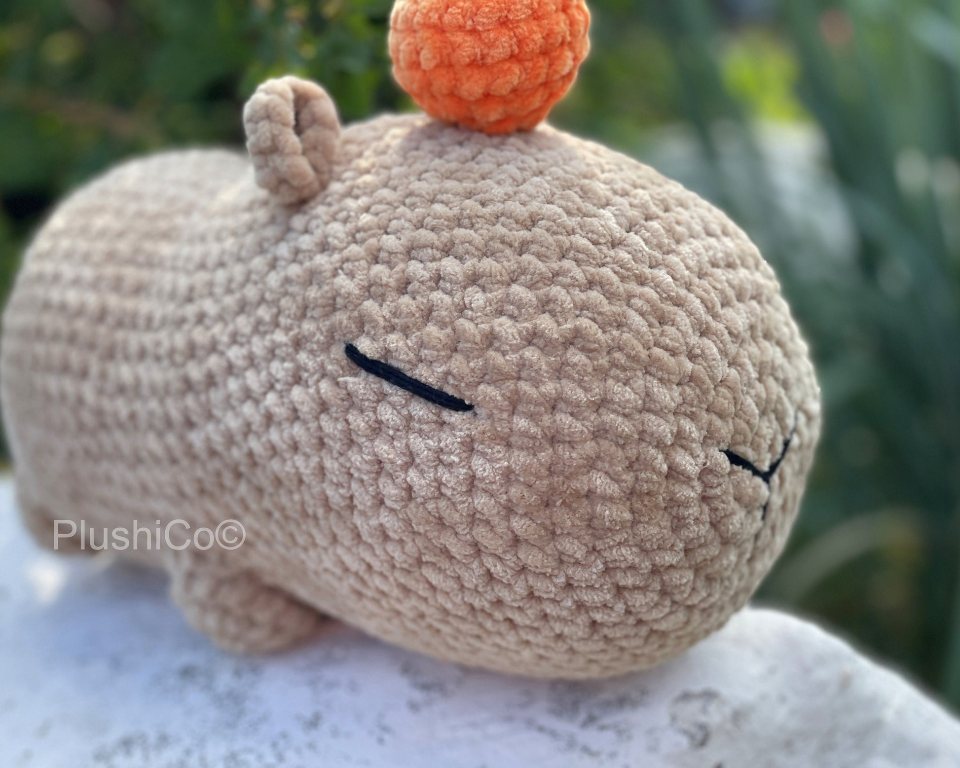 Capybara CROCHET PATTERN, Amigurumi Plushie, Low Sew beginner amigurumi, Cute Stuffed Animal, Plush Baby Toy, Digital amigurumi tutorial PDF