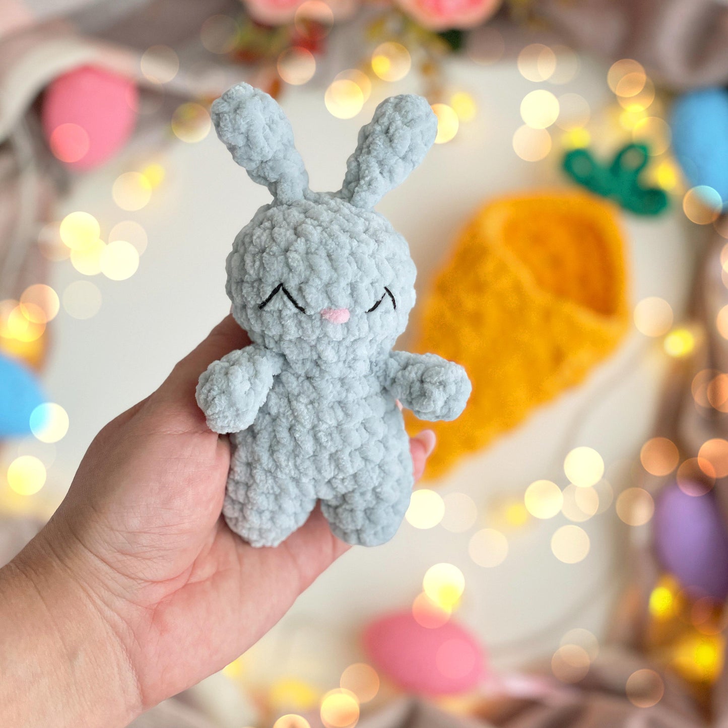 Bunny in Carrot Crochet Pattern – No Sew