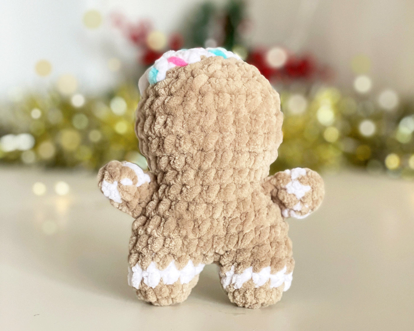 Gingerbread Man CROCHET PATTERN - Low Sew