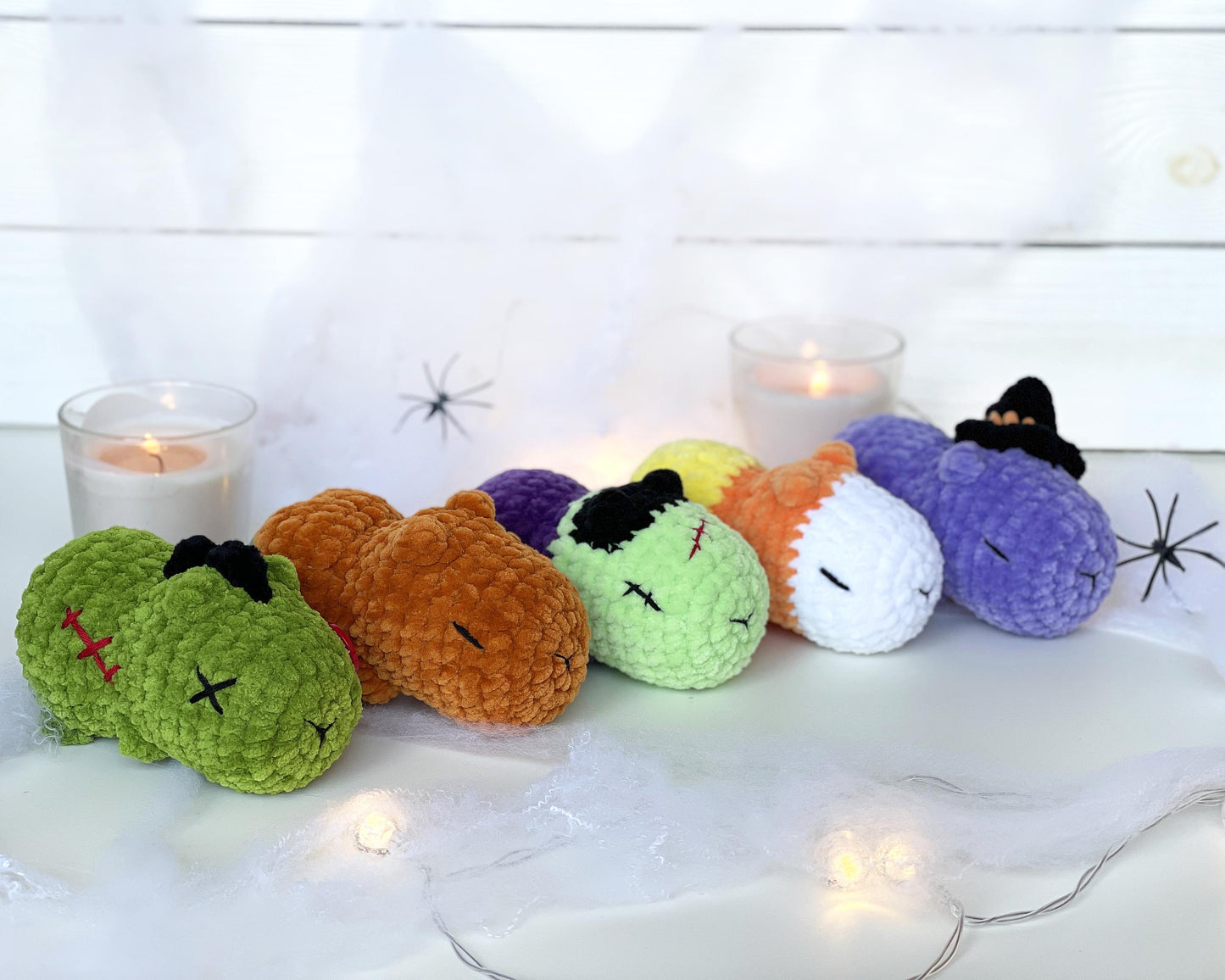 Halloween Capybara 5in1 CROCHET PATTERNS - No Sew