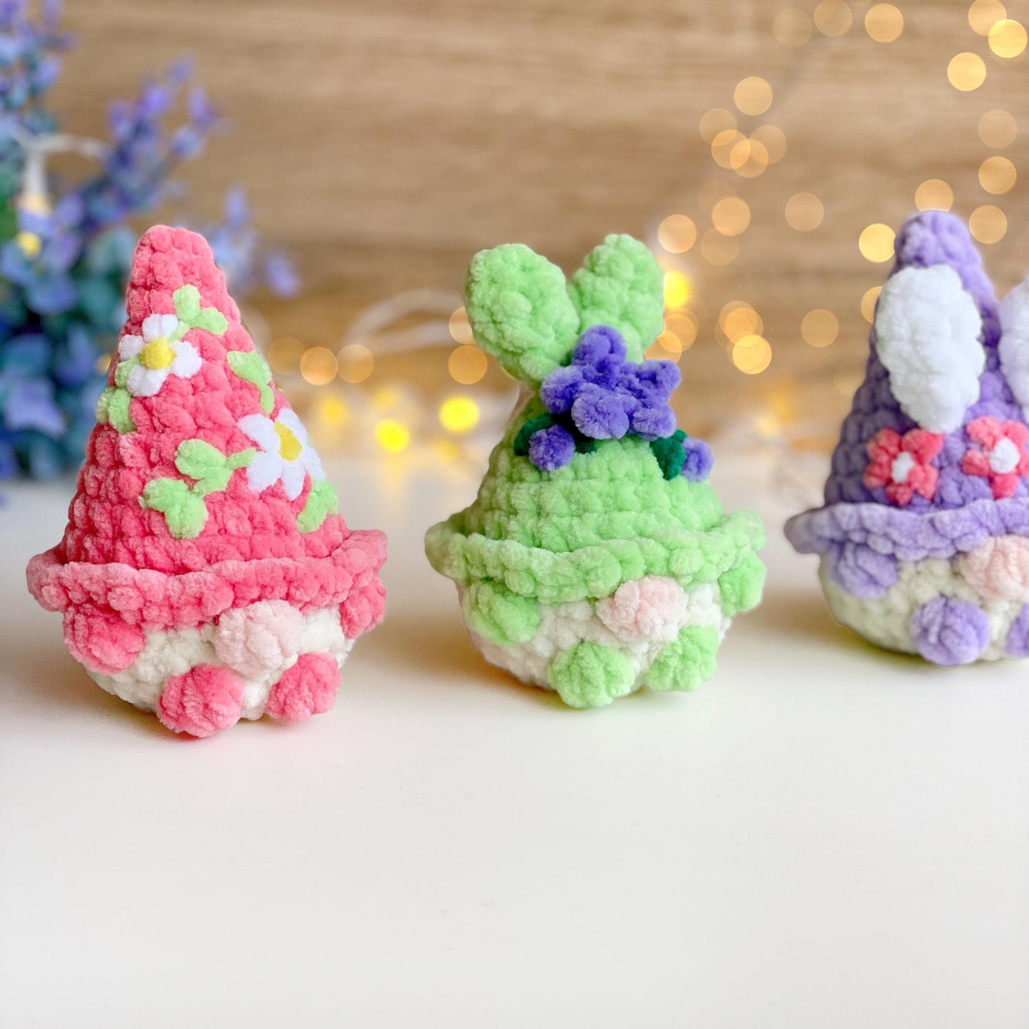 Gnome Crochet Pattern 3-in-1 - Low Sew