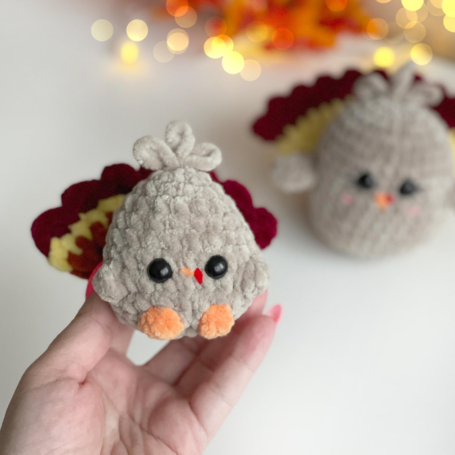 Turkey Crochet PATTERN 2-in-1 - Low Sew