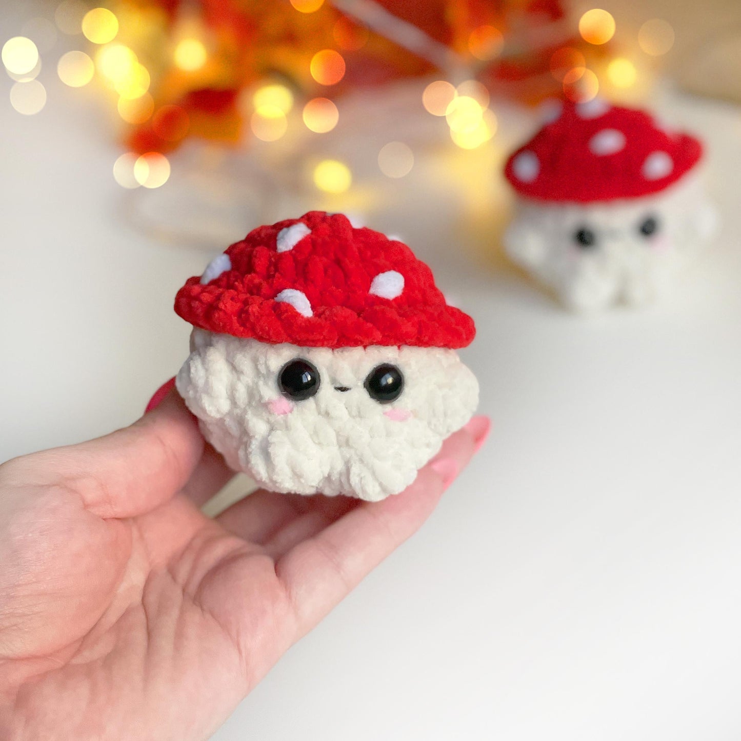 Mushroom Crochet PATTERN - No Sew