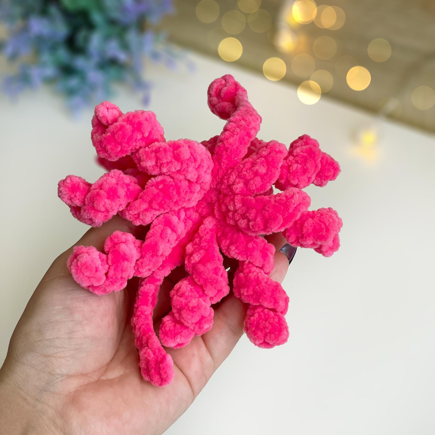 Squid Crochet Pattern - No Sew