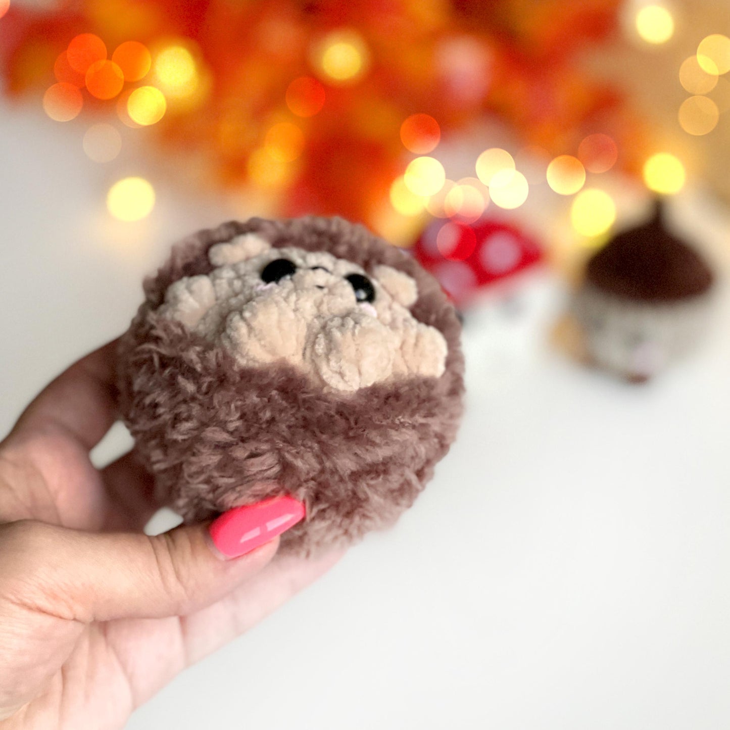 Hedgehog Crochet PATTERN - No Sew
