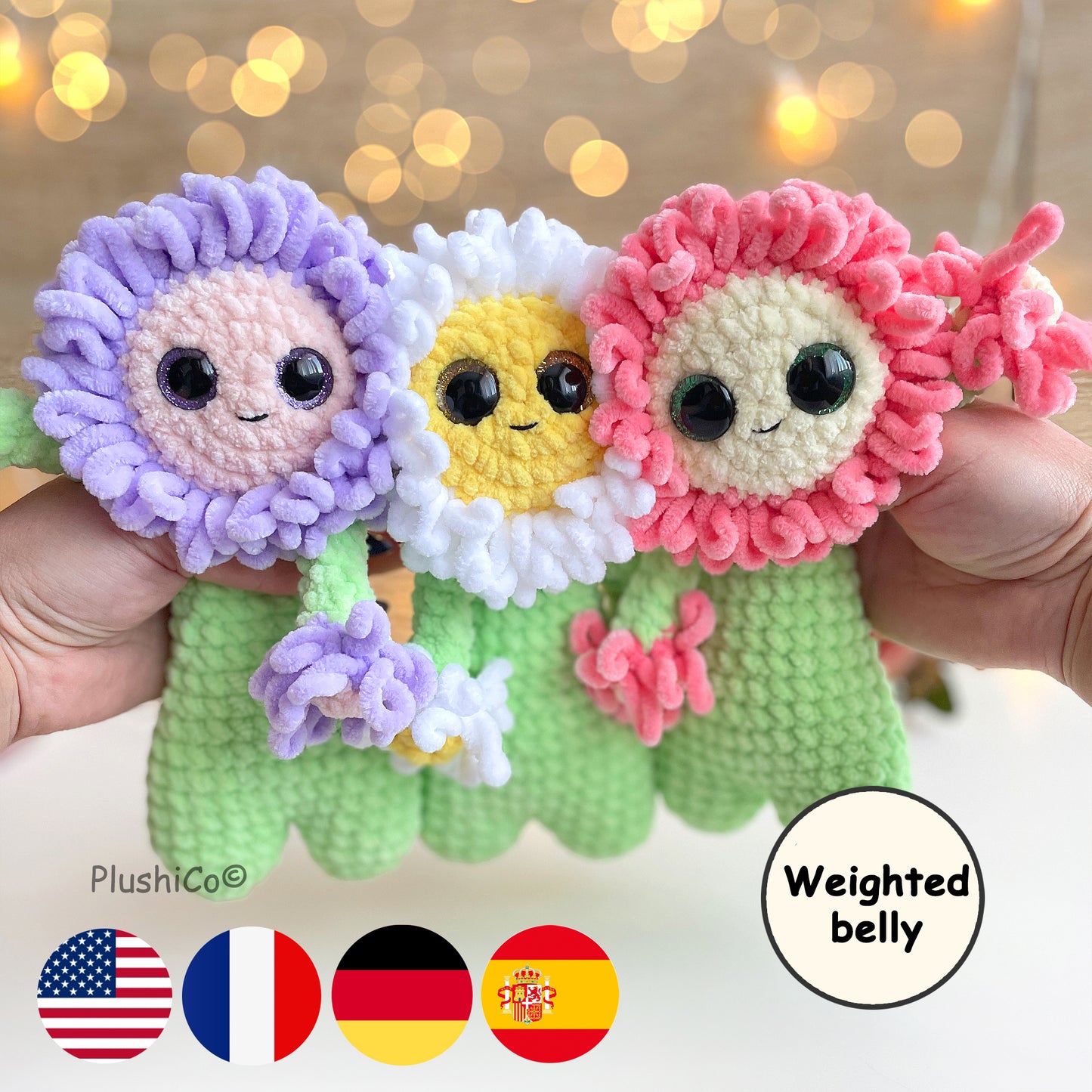 Flower Buddy Crochet Pattern - LOW SEW