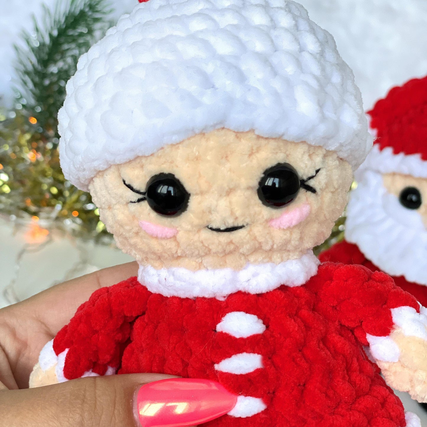 Santa & Mrs. Claus Crochet PATTERNS - Low Sew