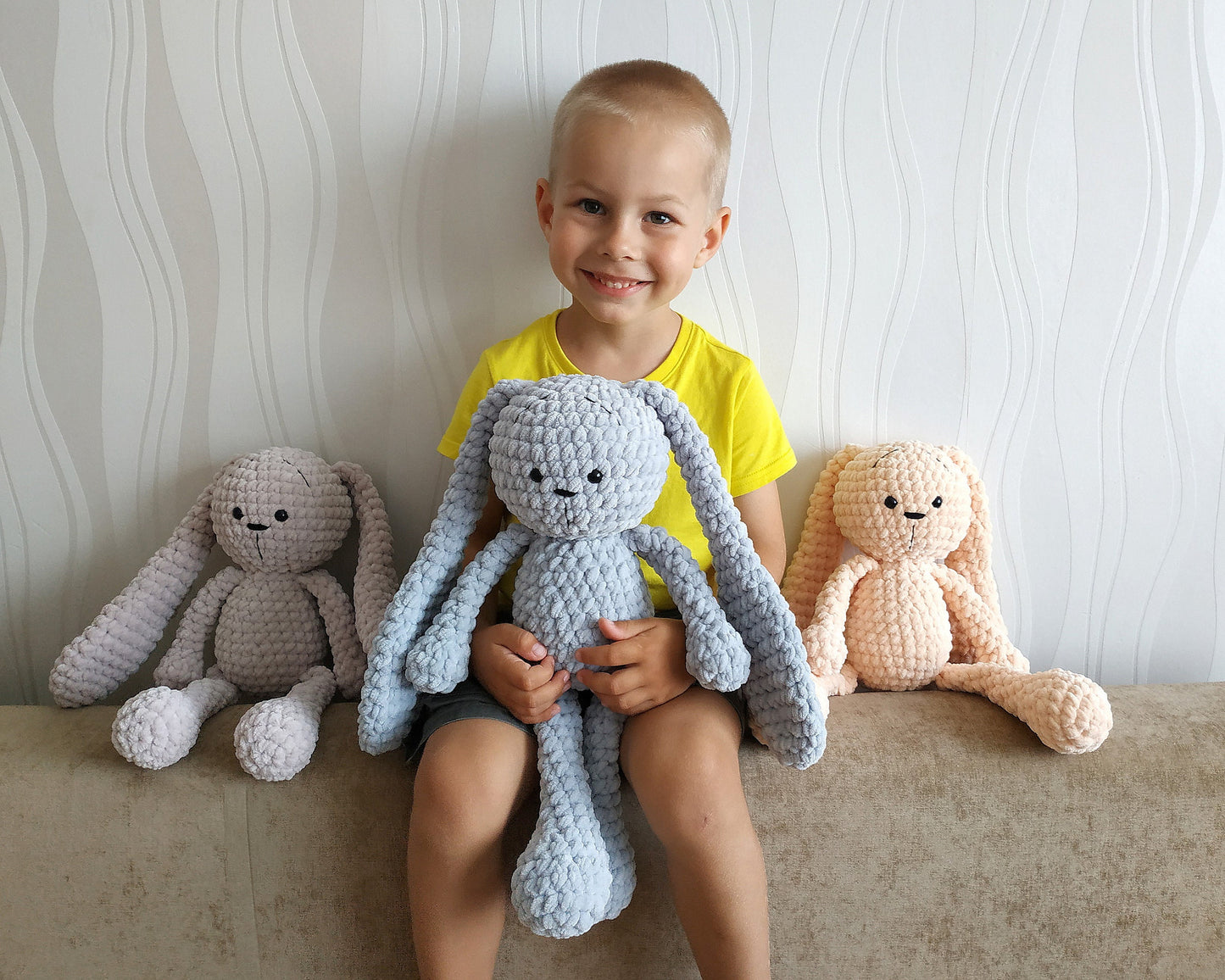 Bunny Crochet Pattern - LOW SEW
