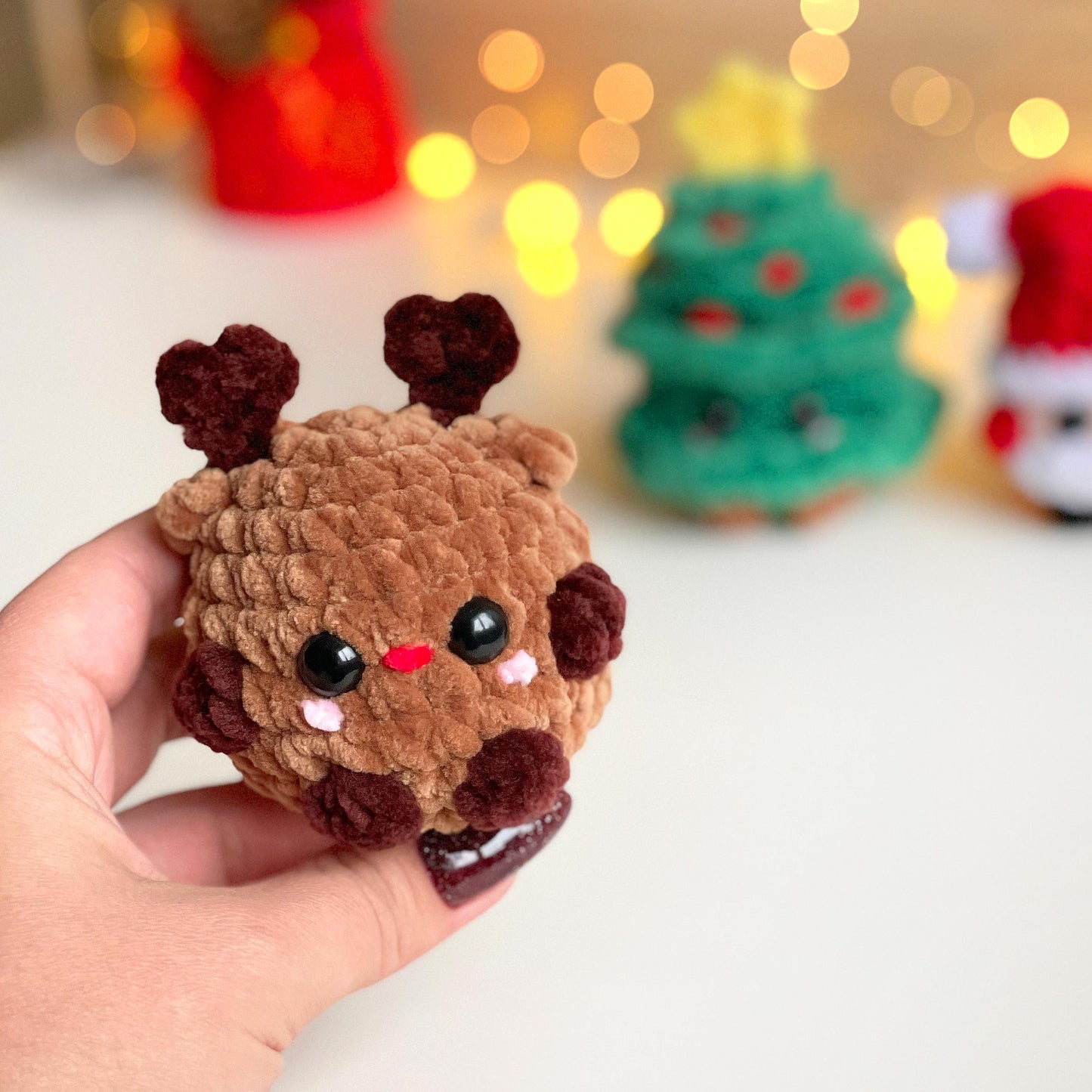 Crochet Christmas Patterns 3-in-1, Low/No Sew