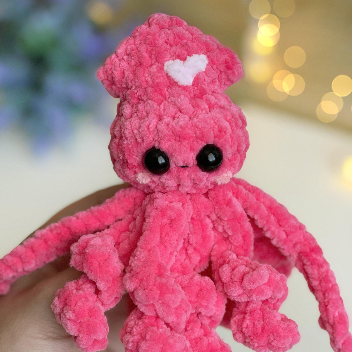 Squid Crochet Pattern - No Sew