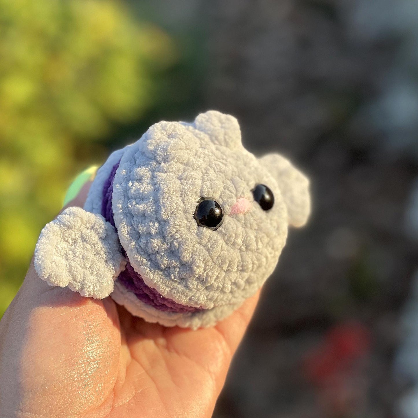 Bat-macaroon CROCHET PATTERN - Low Sew