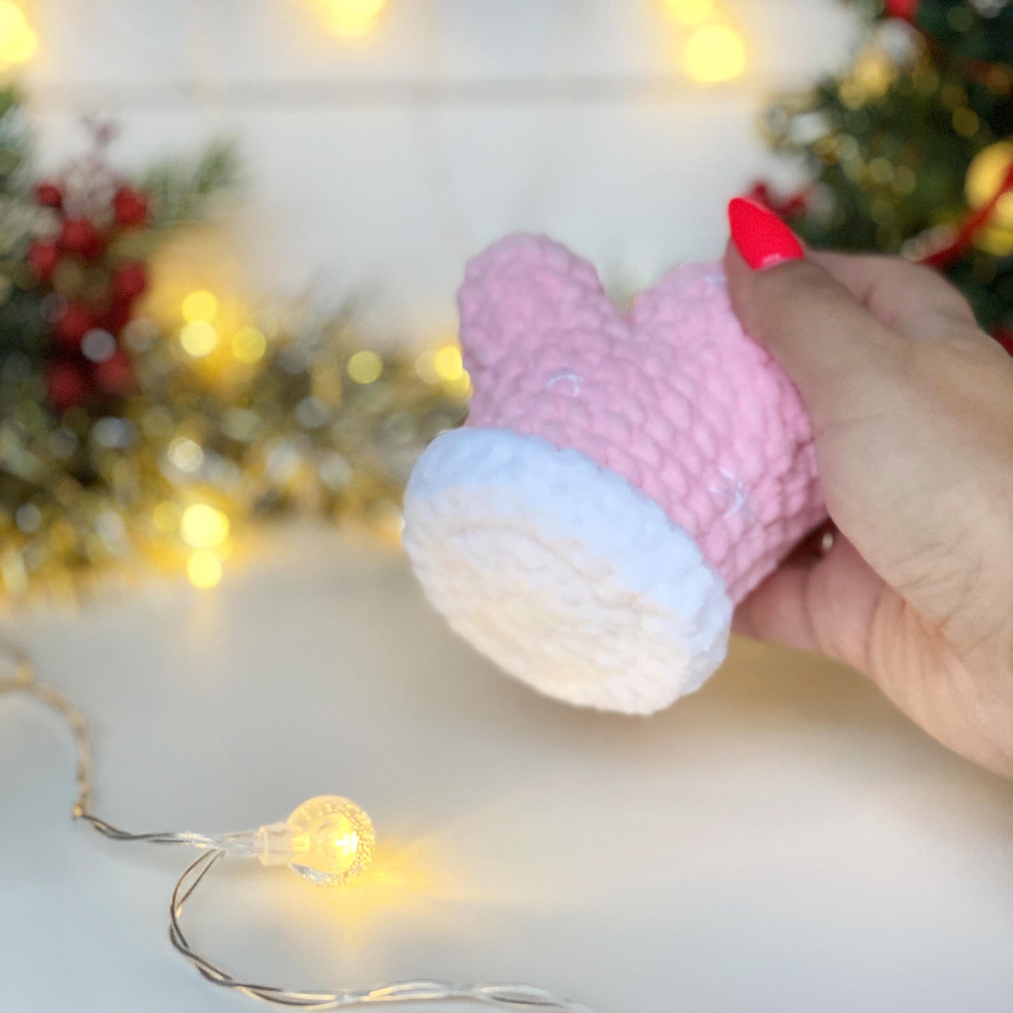 Christmas Mitten CROCHET PATTERN - No Sew