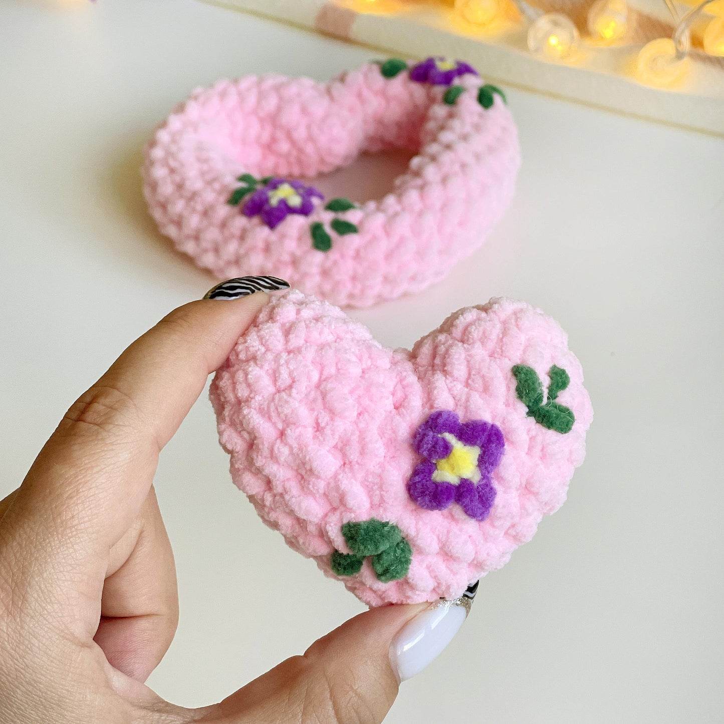 Matching Hearts CROCHET PATTERN - Low Sew