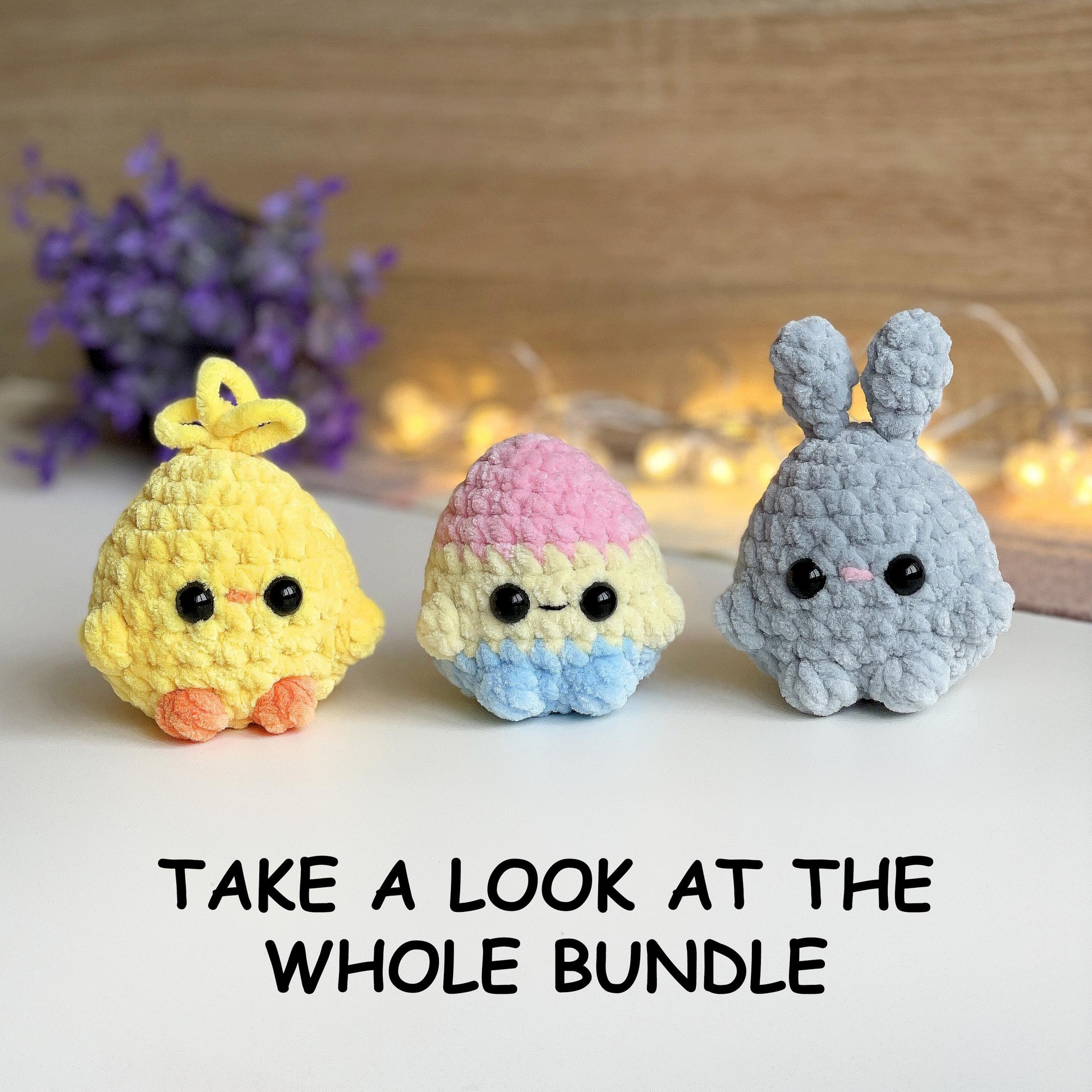 Bunny CROCHET PATTERN, Tiny Easter Rabbit, Cute Amigurumi Plushie, Easter Basket Stuff Toy, Easy PDF Tutorial for Beginners, Plush Rabbit