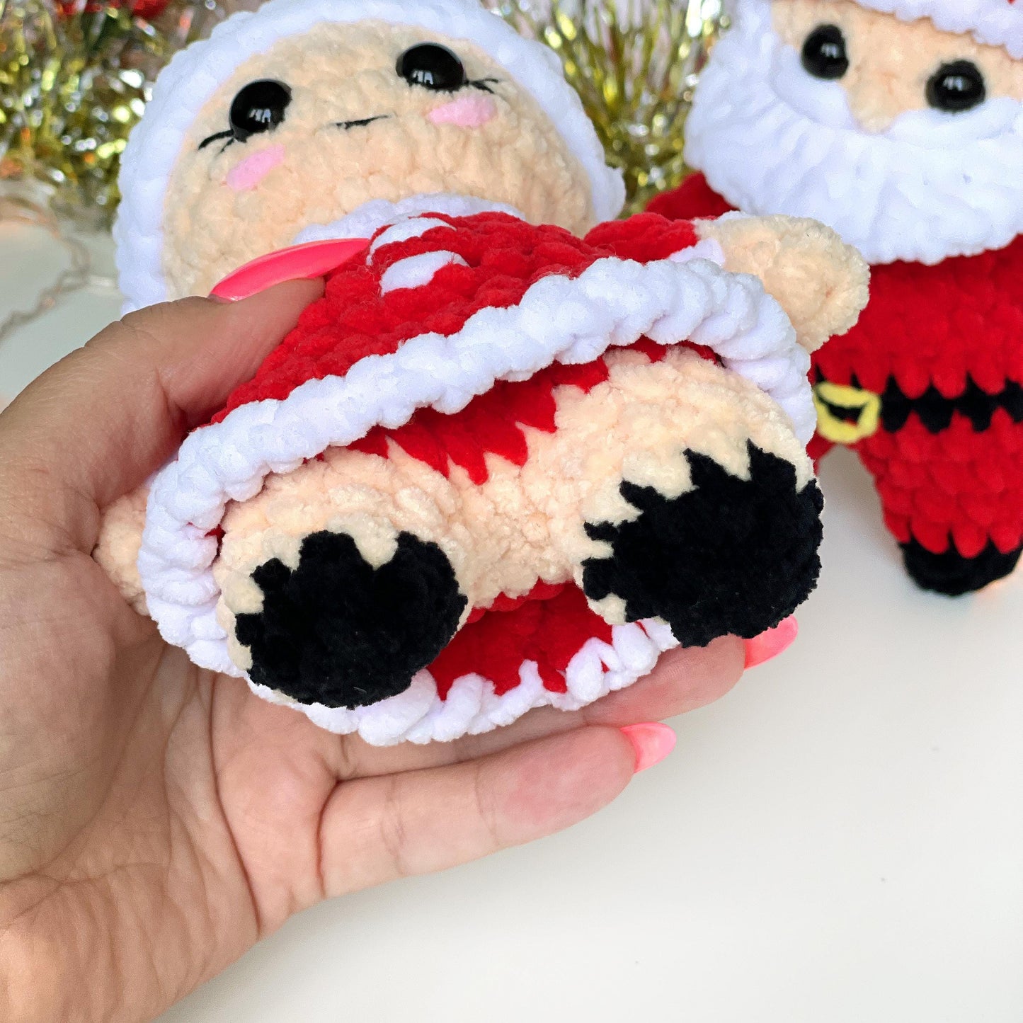 Santa & Mrs. Claus Crochet PATTERNS - Low Sew