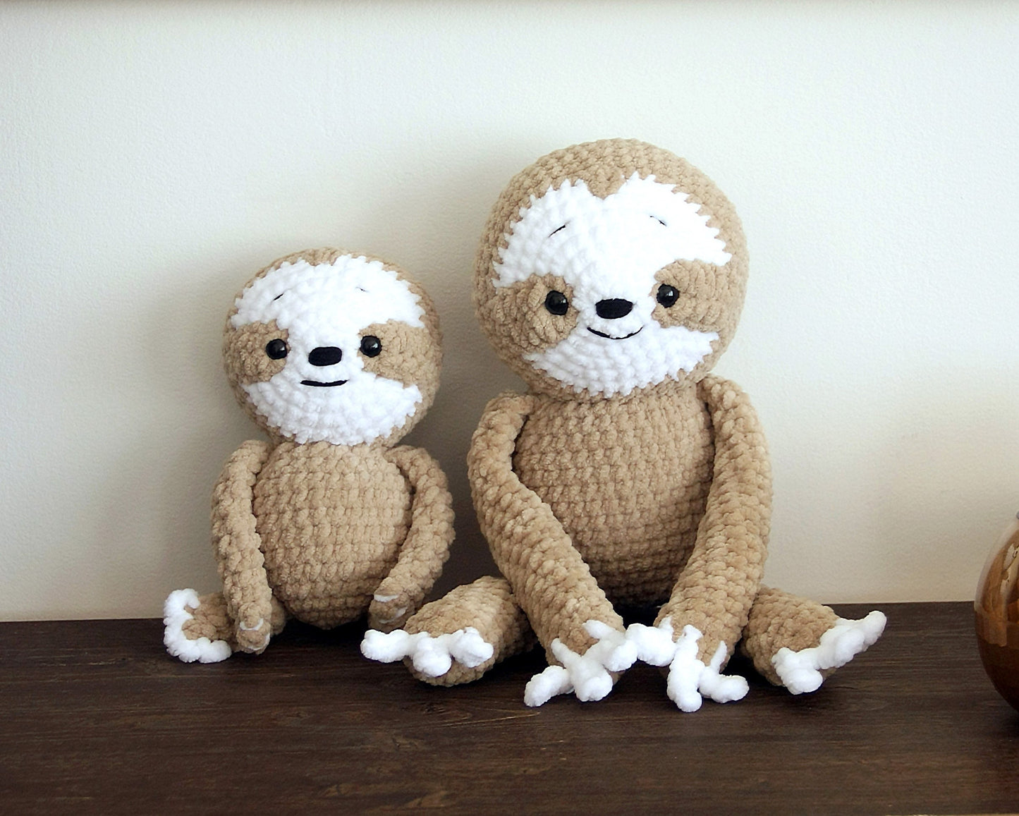 Mom & baby Sloth CROCHET PATTERN