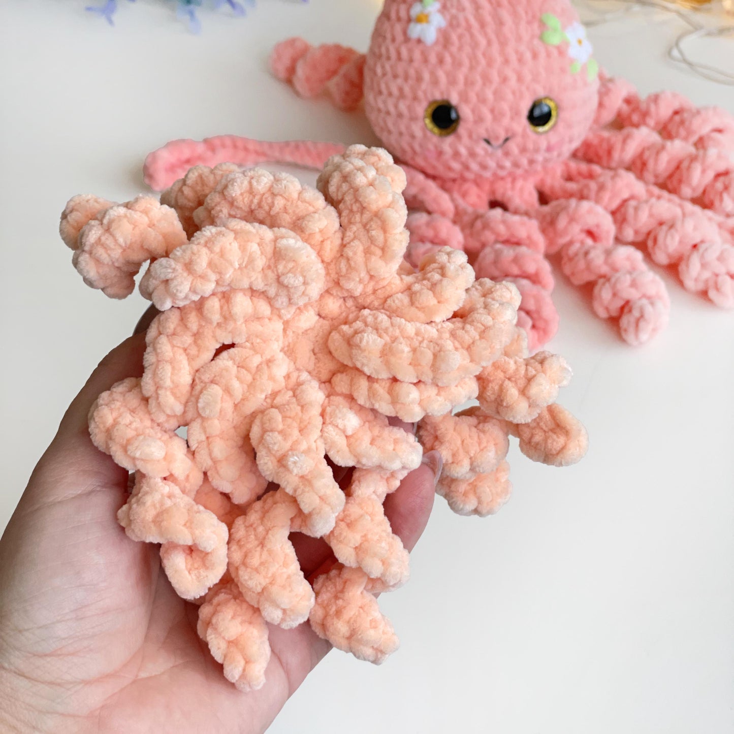 Squid CROCHET PATTERN 2 sizes - No Sew