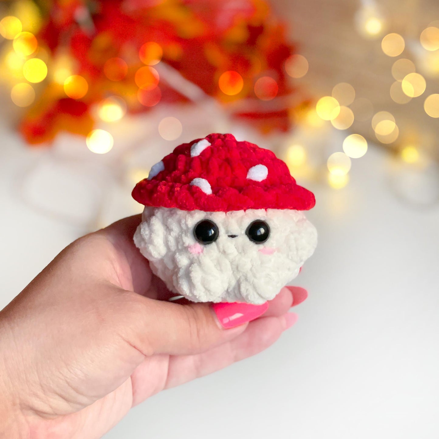 Mushroom Crochet PATTERN - No Sew