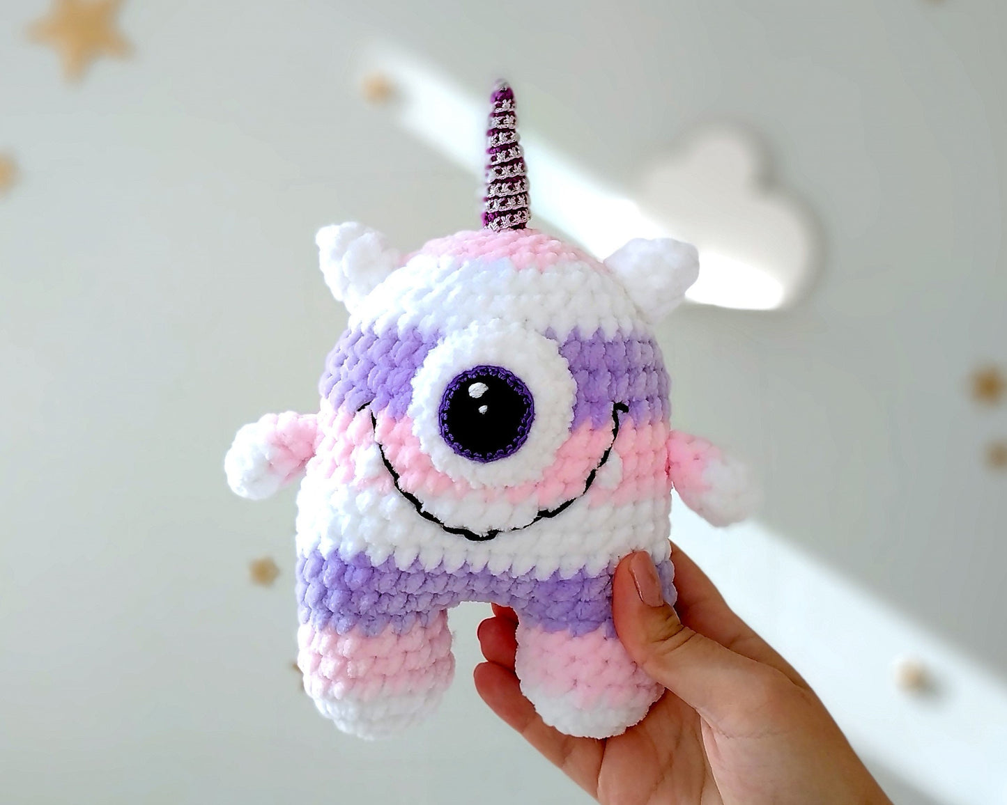 Cute Monsters Crochet Pattern, 3 styles