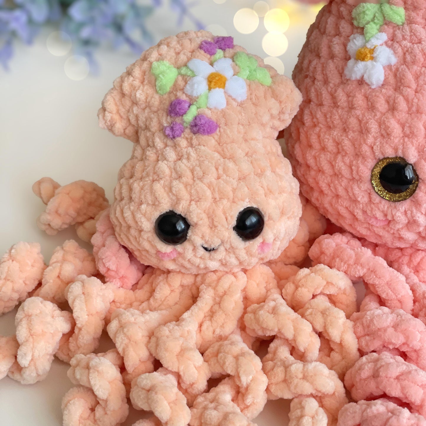 Squid CROCHET PATTERN 2 sizes - No Sew