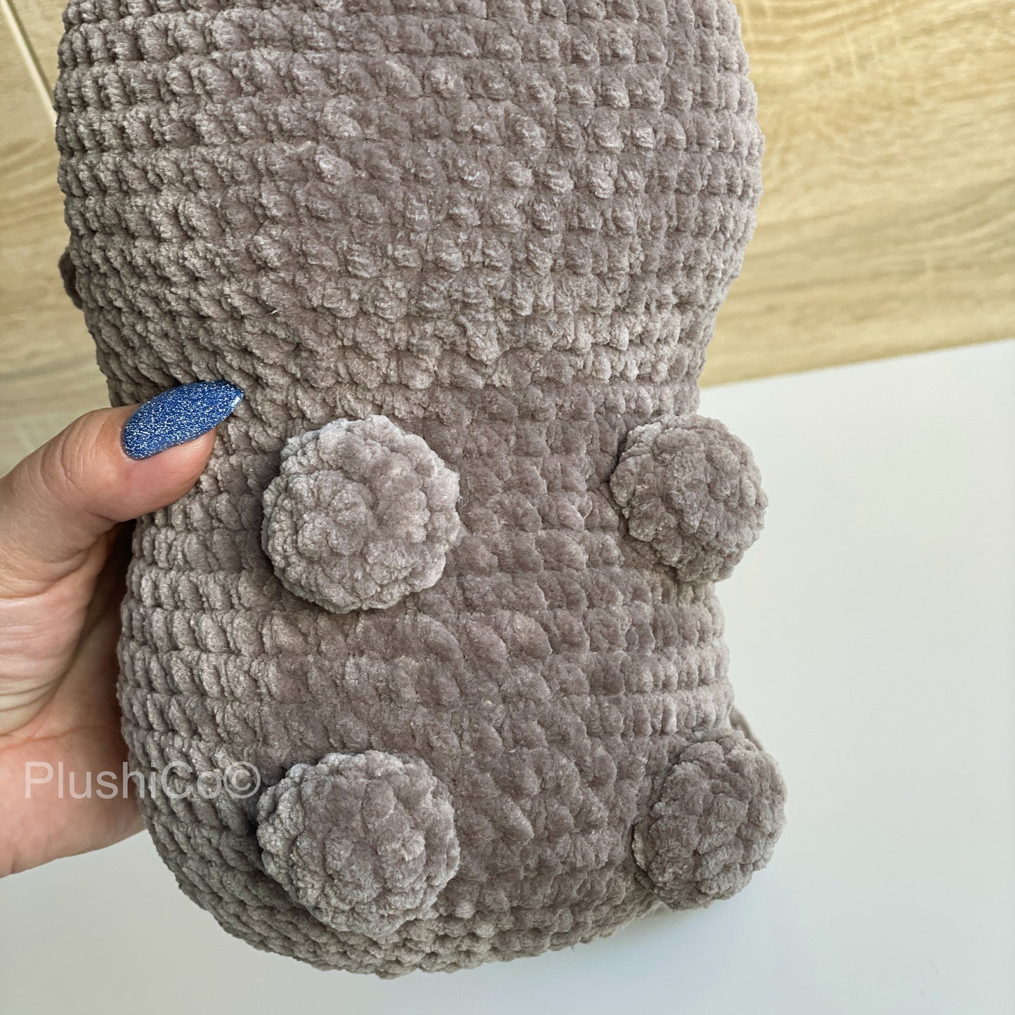 Capybara Crochet Pattern, 2 sizes - LOW/NO SEW