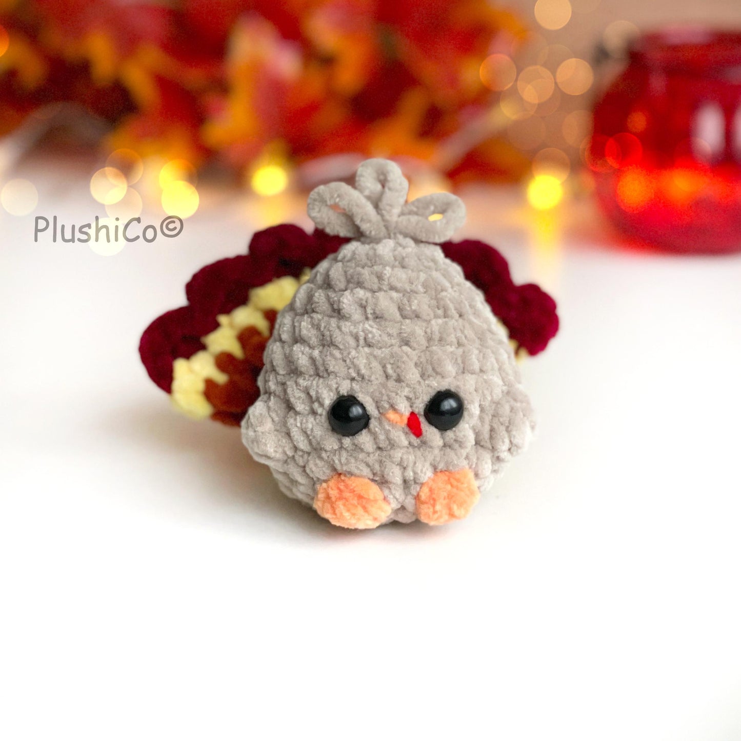 Turkey Crochet PATTERN - Low Sew