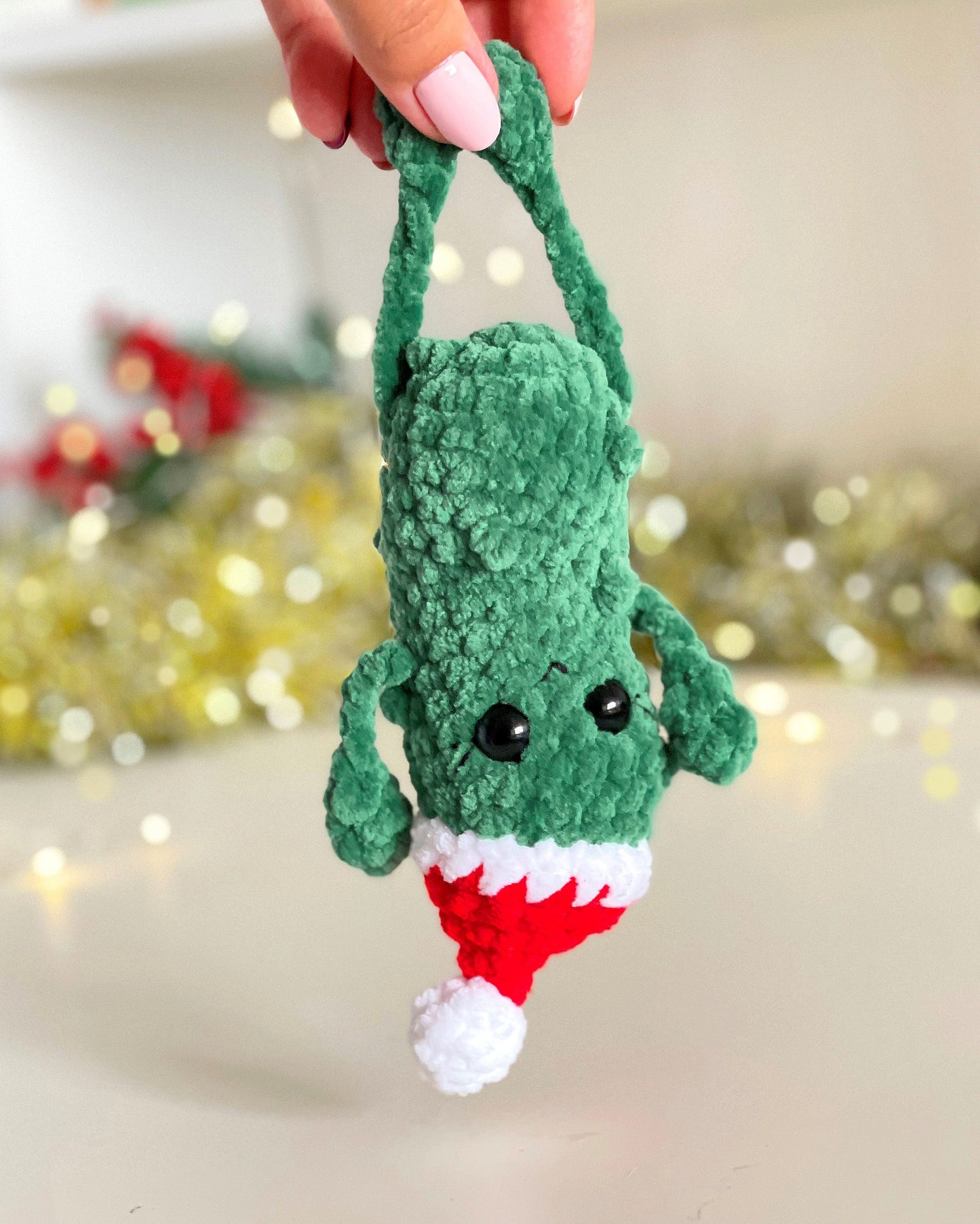 Christmas Pickle CROCHET PATTERN - Low Sew
