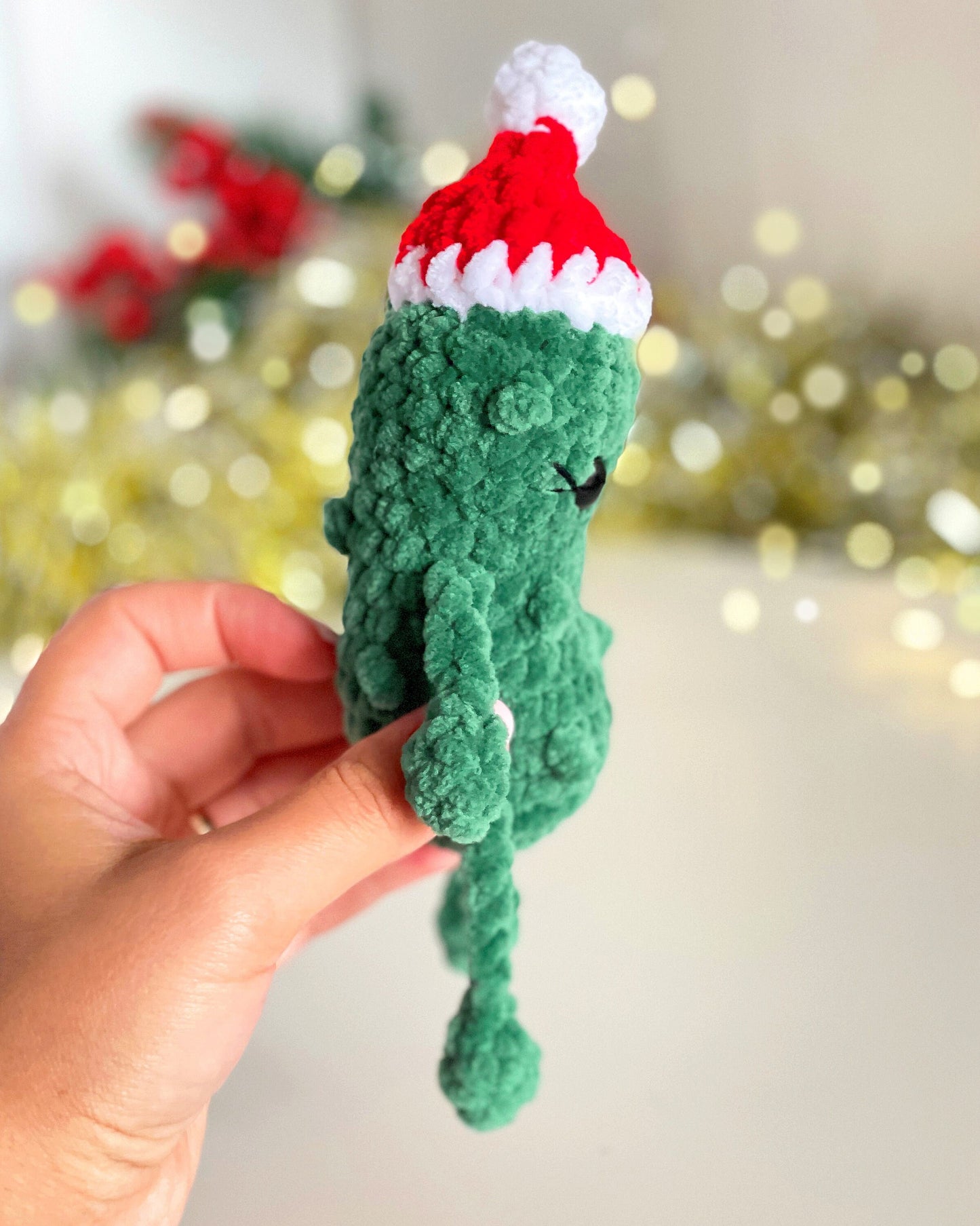 Christmas Pickle CROCHET PATTERN - Low Sew
