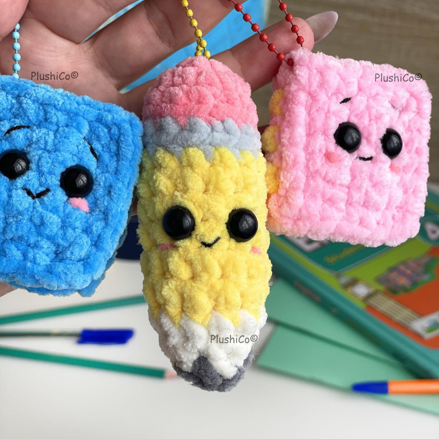 Graduation/Back to School Crochet Pattern 3-in-1, Low/No Sew